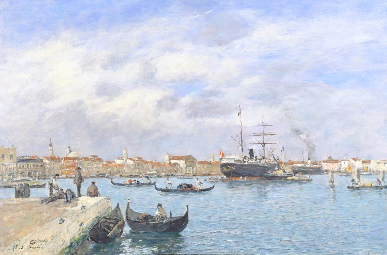 Ansicht von Venedig, 1895 von Eugene Louis Boudin