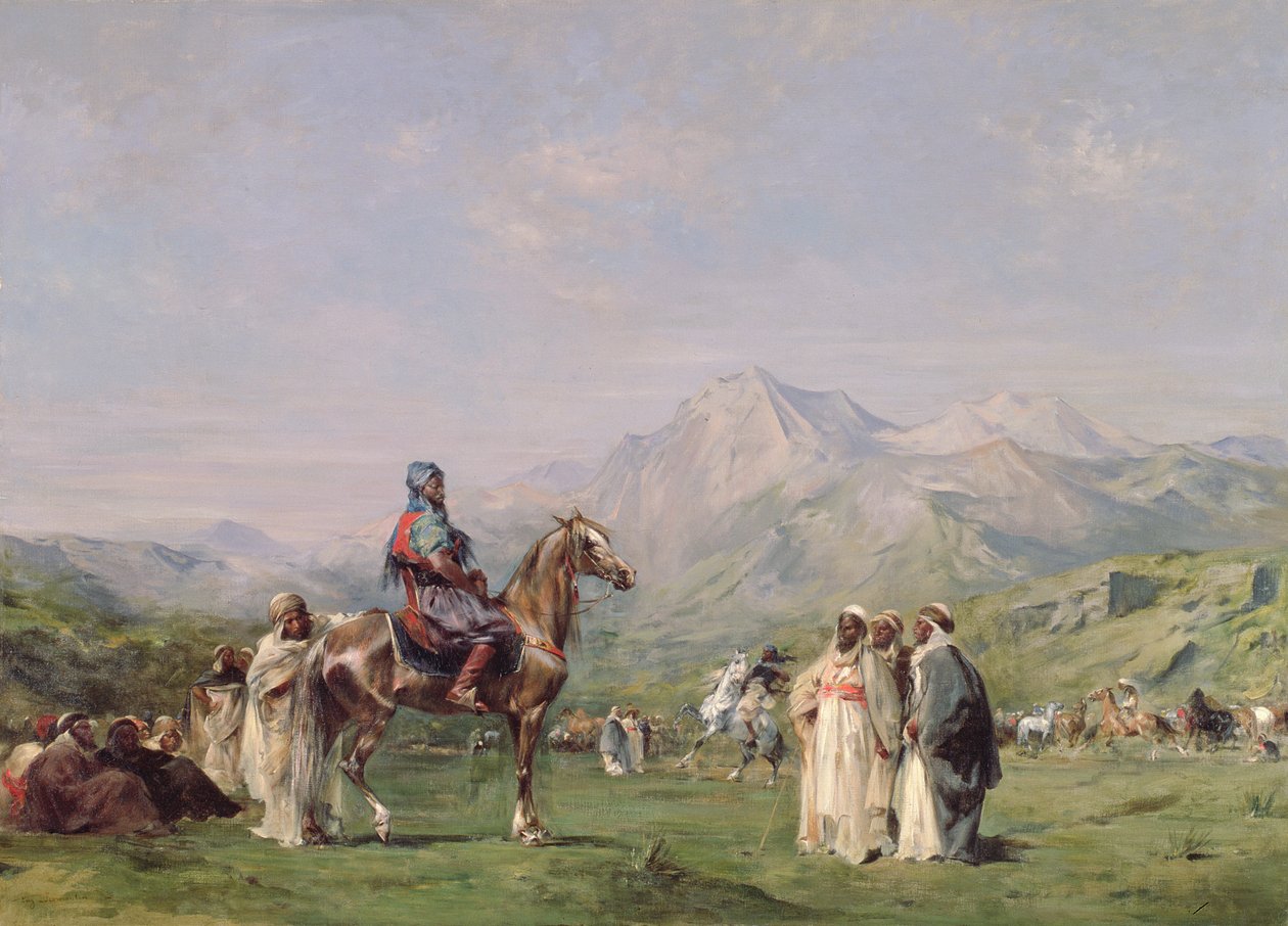 Ein Lager in den Atlasbergen von Eugène Fromentin