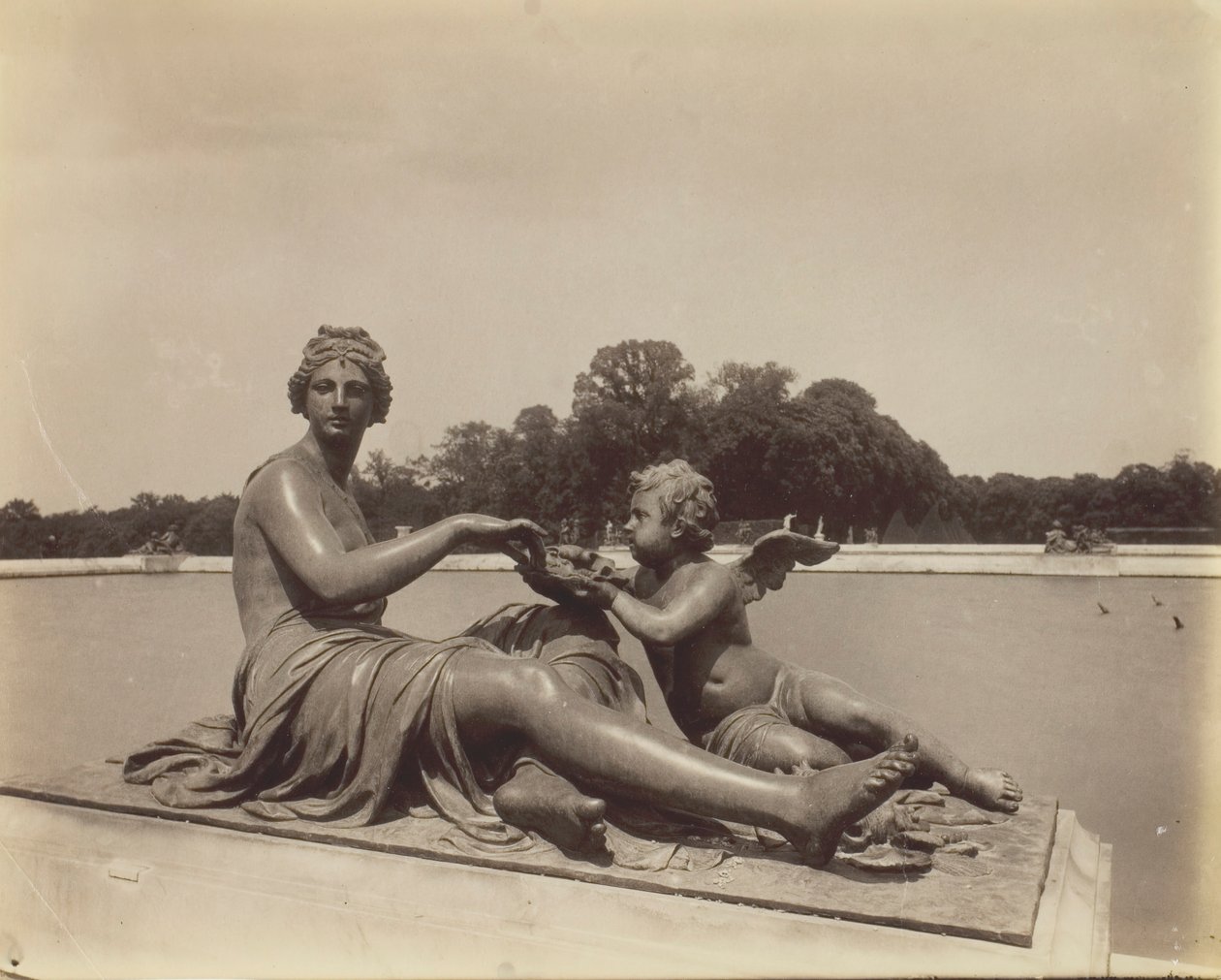 Versailles, Ecke des Parks, 1901 von Eugène Atget