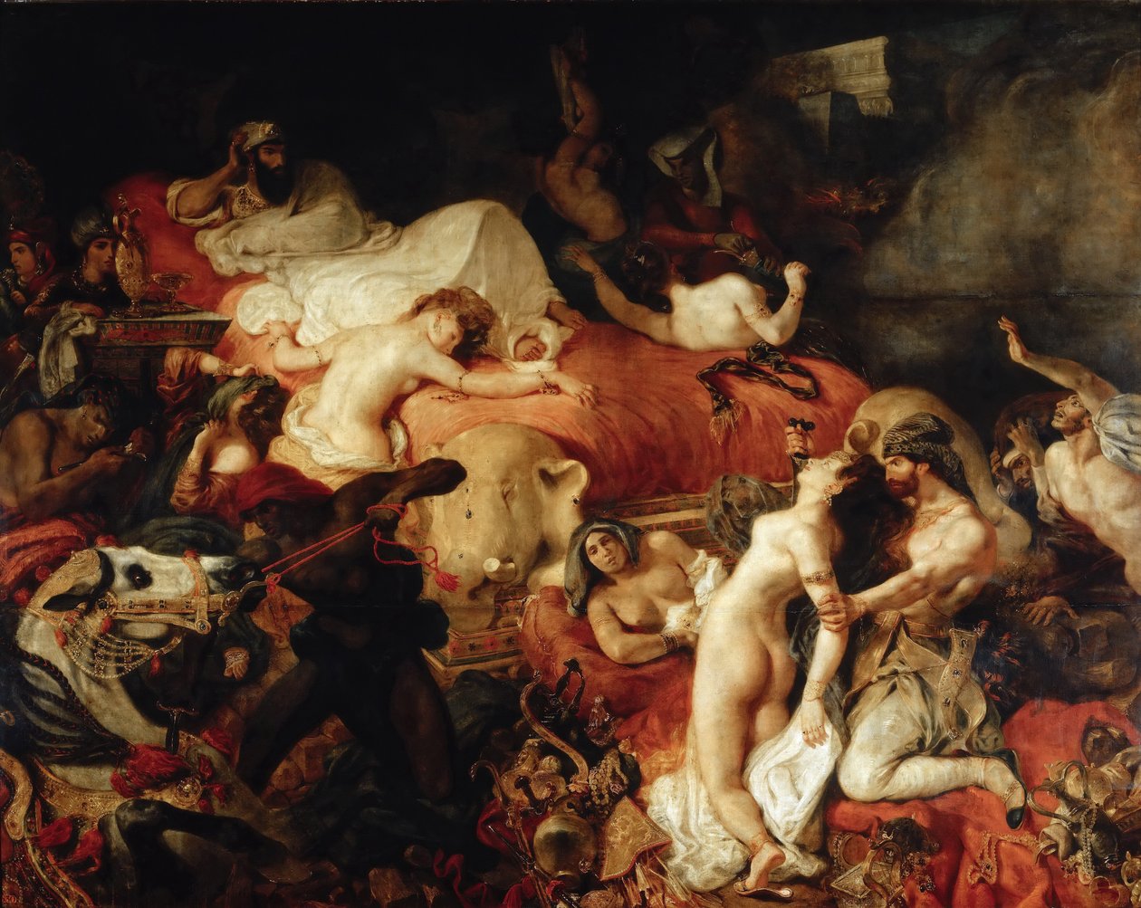 Der Tod des Sardanapalus von Ferdinand Victor Eugene Delacroix