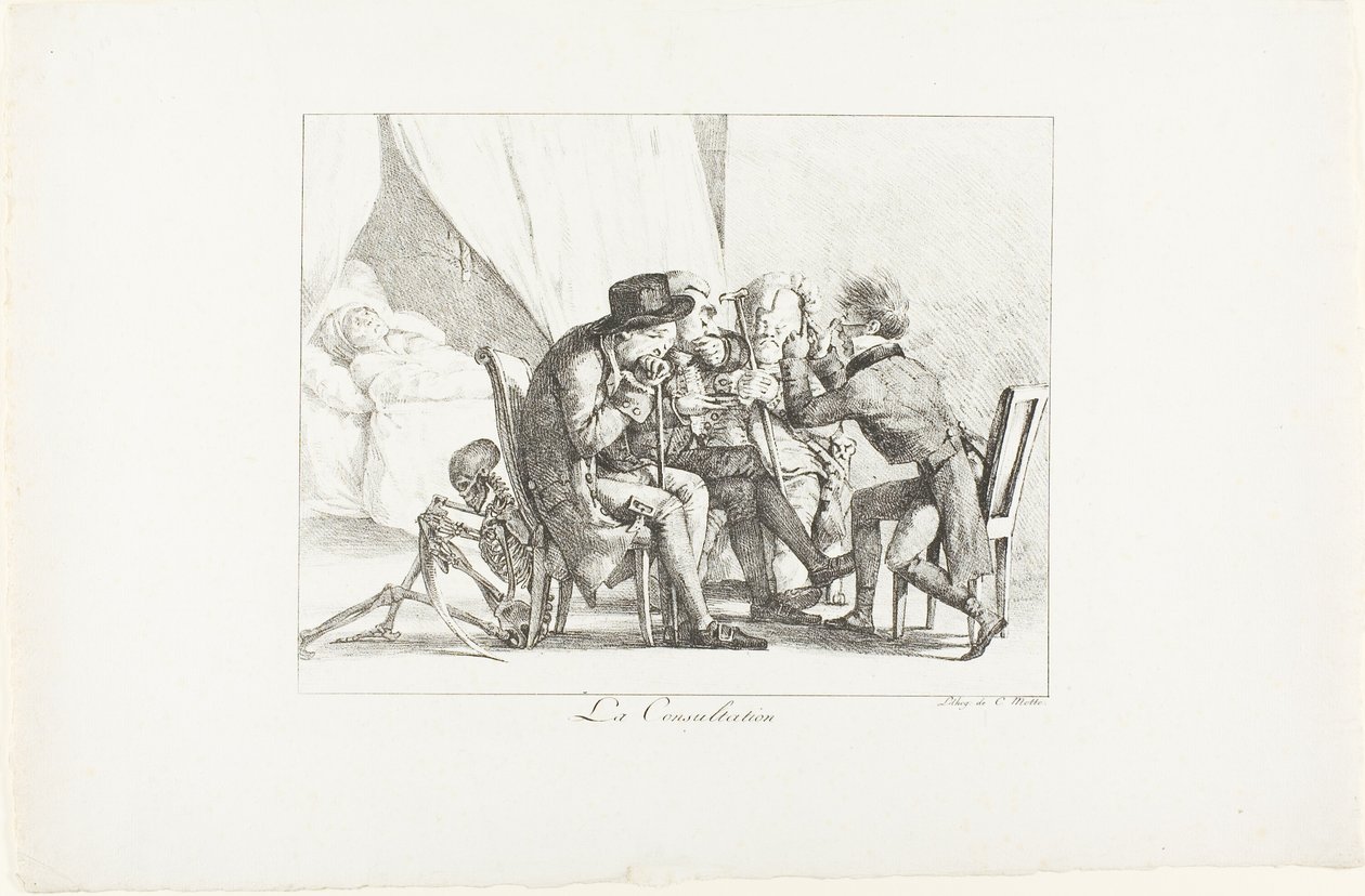 Die Beratung von Eugène Delacroix