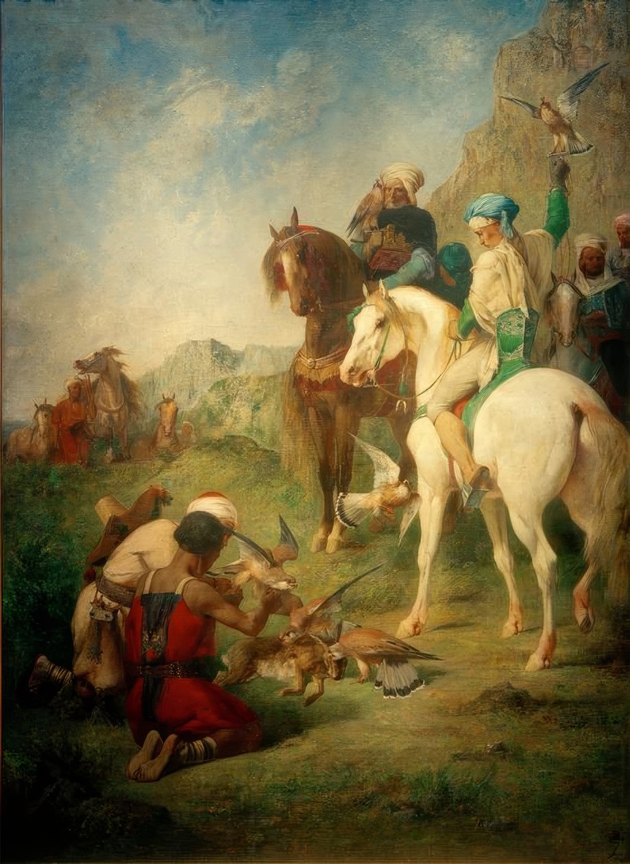 E. Fromentin, Falkenjagd in Algerien von Eugène Fromentin