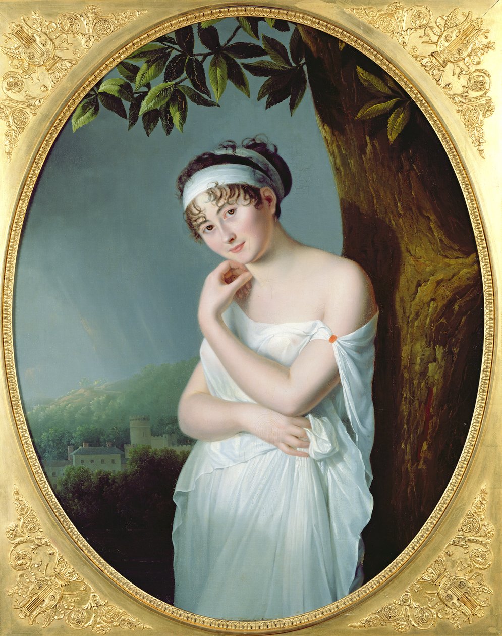 Porträt von Madame Recamier (1777-1849), ca. 1798-9 von Eulalie Morin