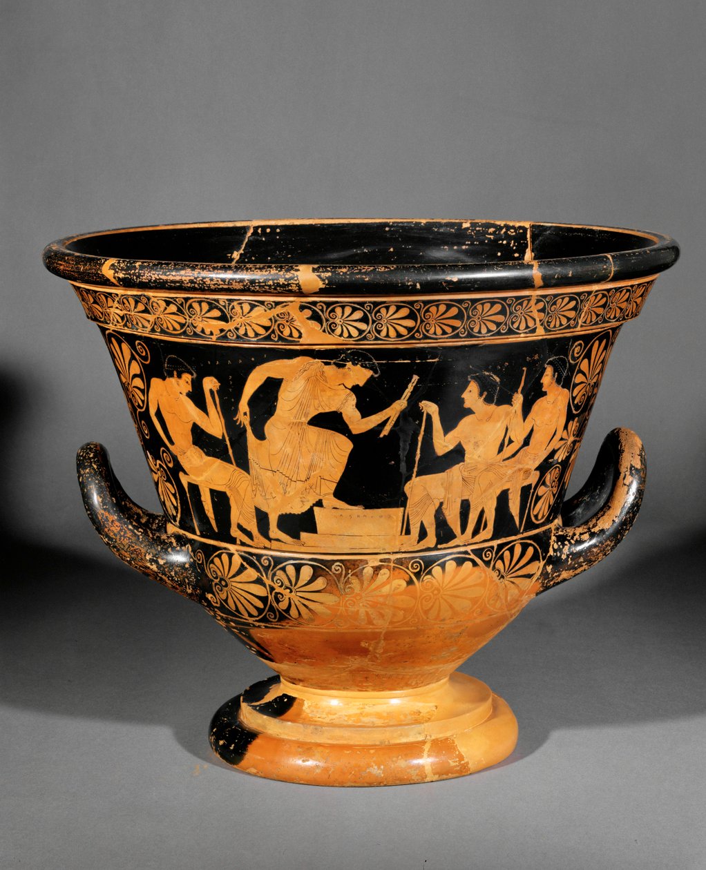 Rotfiguriger attischer Krater, genannt Krater von Antaios von Euphronios