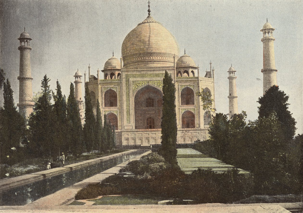 Agra, Der Tady Mahal und der Brunnen von European Photographer