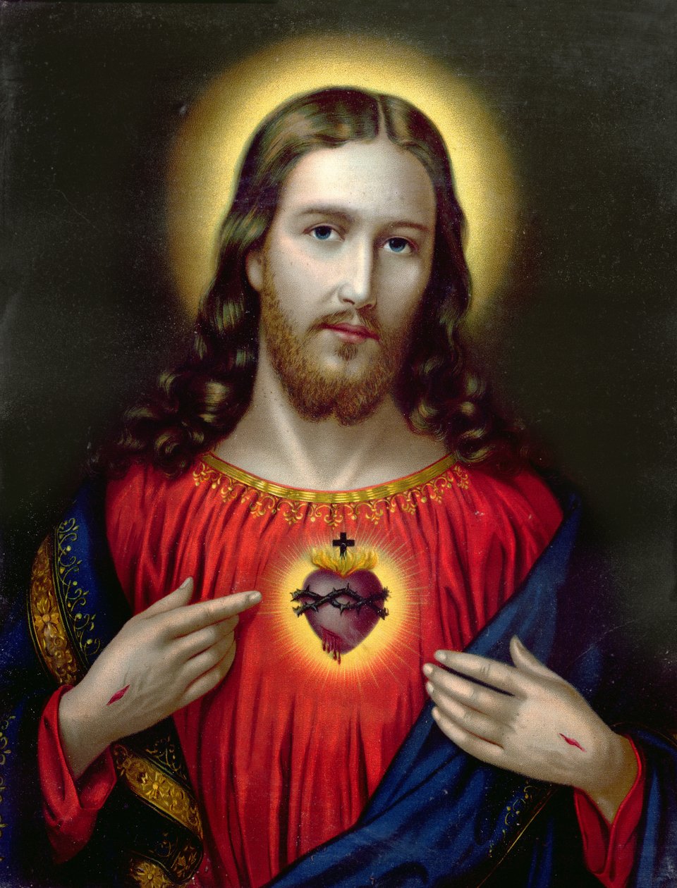 Das Heilige Herz Jesu, Ende des 19. Jahrhunderts von European School
