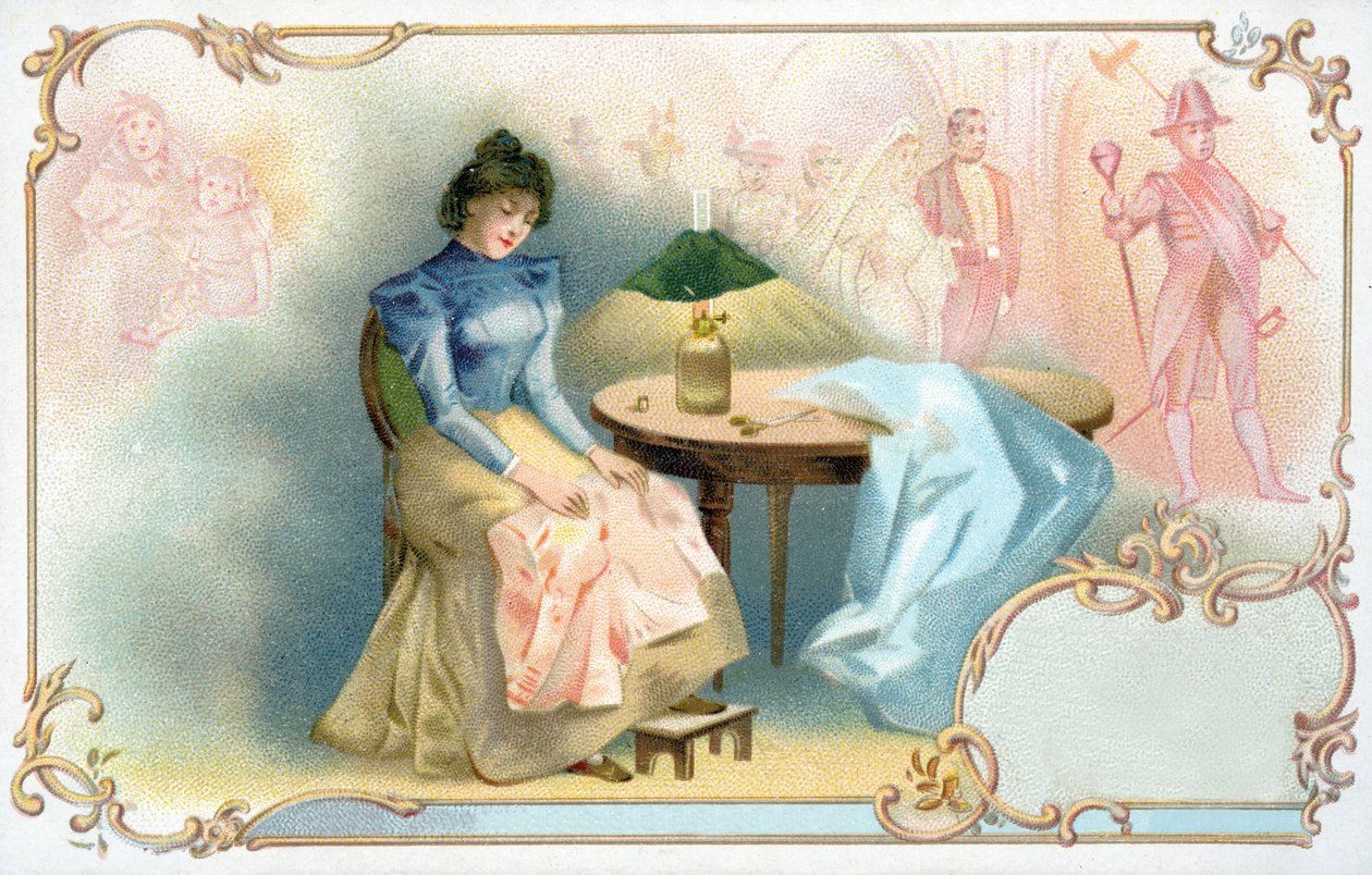 Die Träume des jungen Mädchens, 1900 von European School