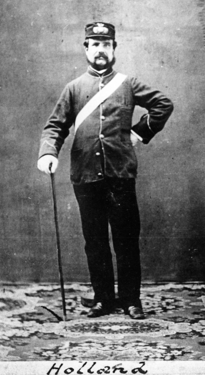 Kapitän Holland, um 1860 von European Photographer