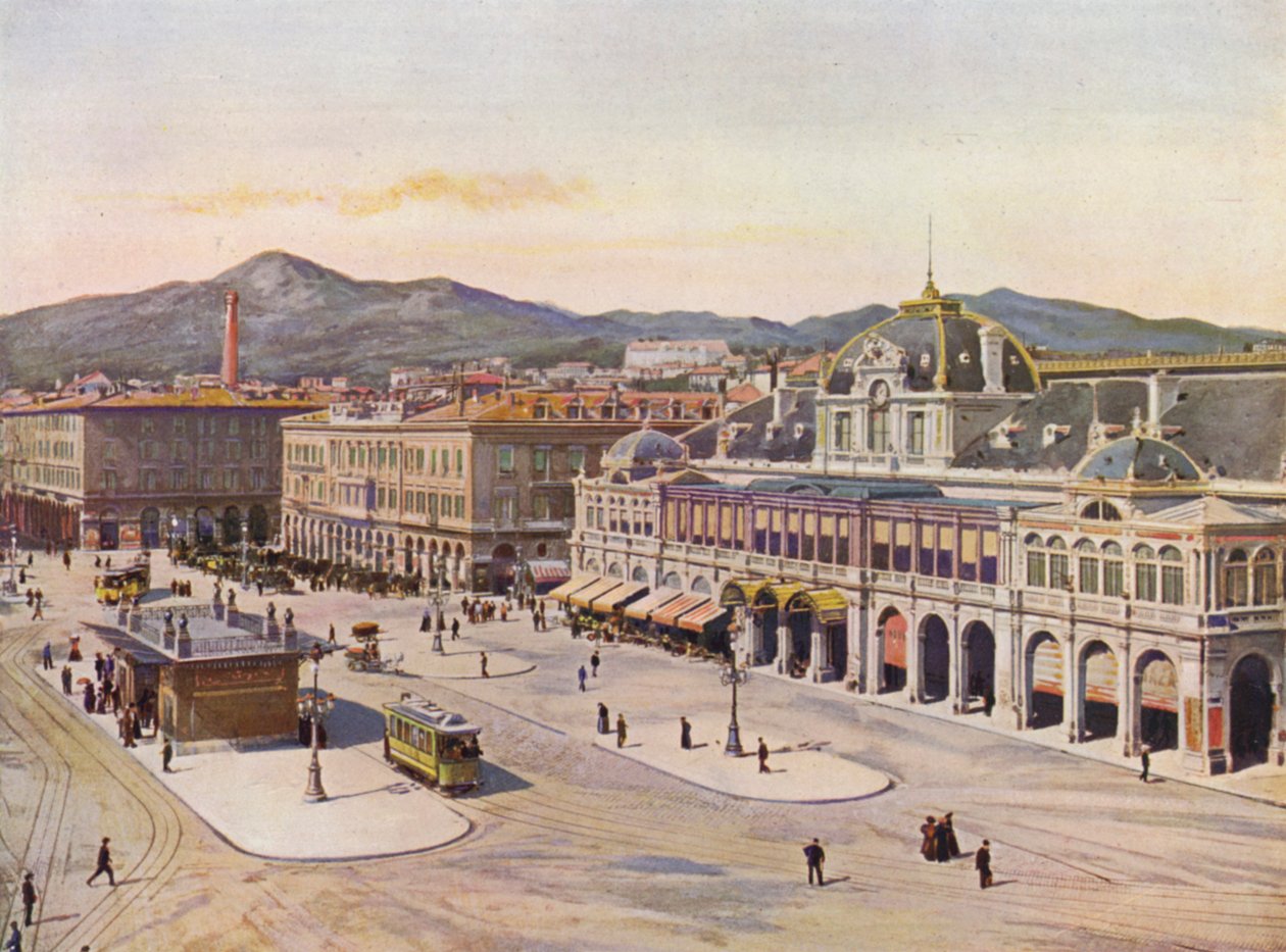 Nizza, La Place Massena von European School