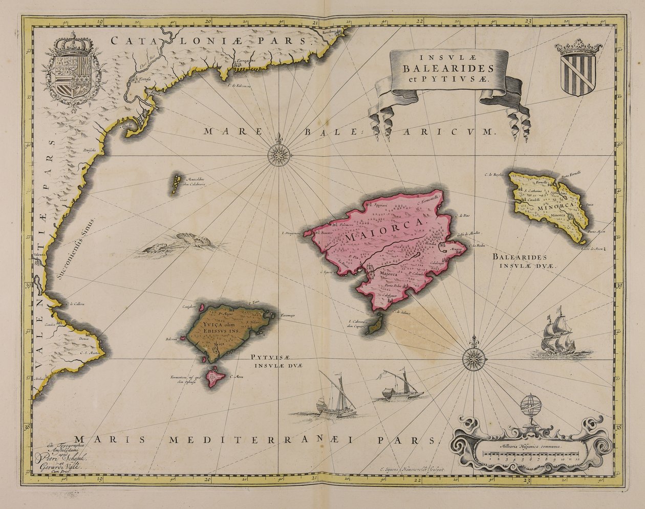 Balearische und Pityusische Inseln von Everard Symonsz van Hamersveldt
