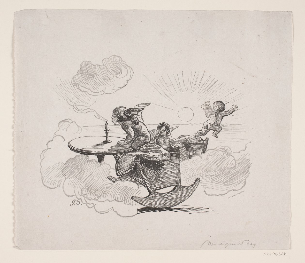 Illustration zu Grundtvig: "Der gesegnete Tag" von F. Hendriksen