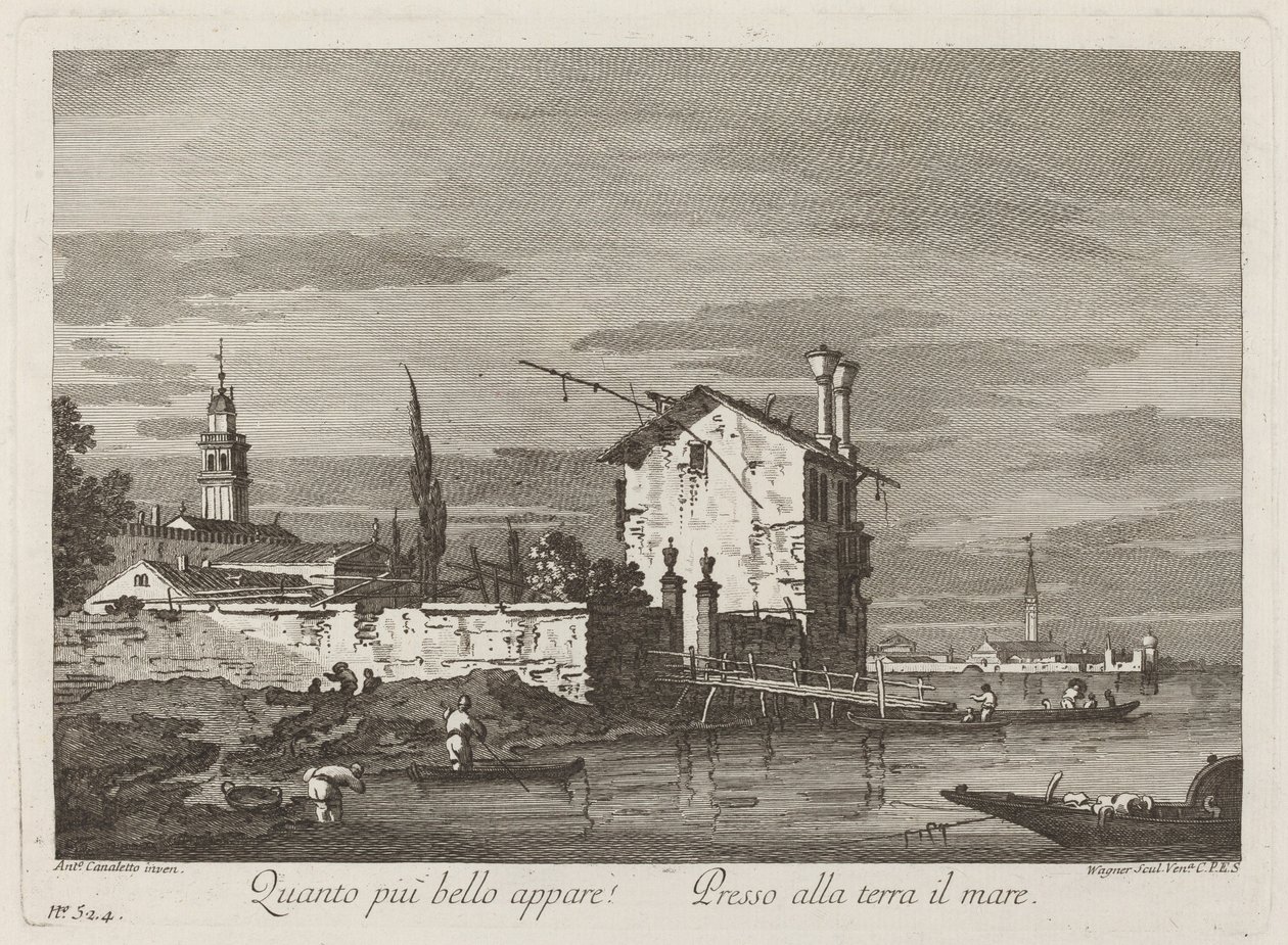 Wie viel schöner erscheint... von Fabio Berardi after Canaletto