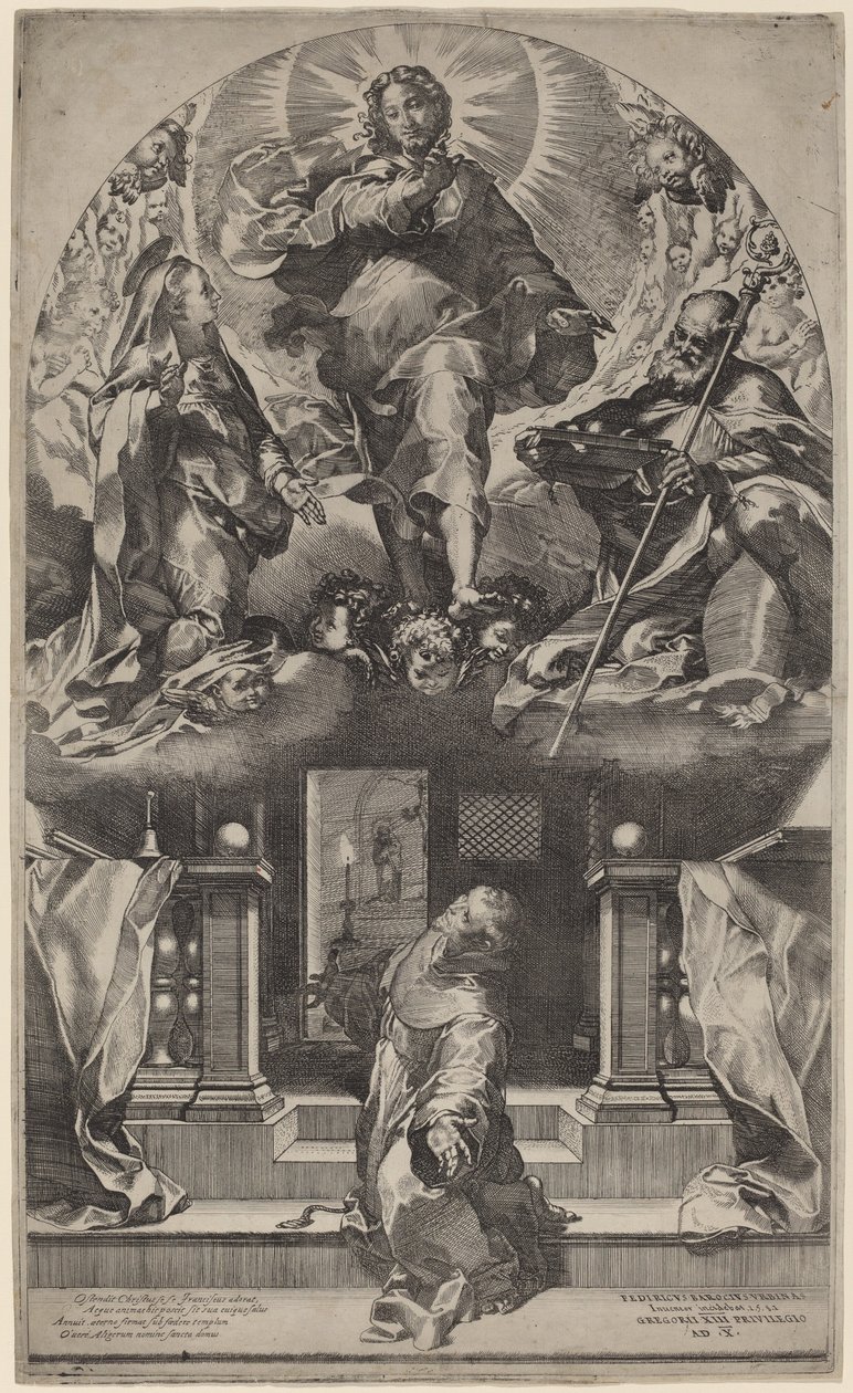 Vision des Heiligen Franziskus von Federico Barocci