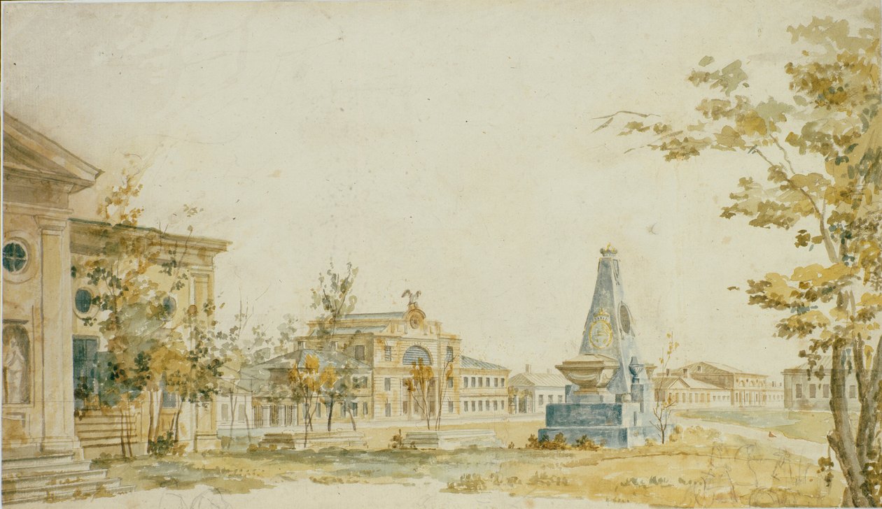 Der Platz in Cherson, 1797 von Fedor Yakovlevich Alekseev