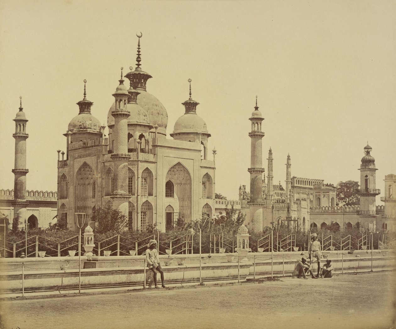 Moschee im Hussainabad Imambara von Felice Beato