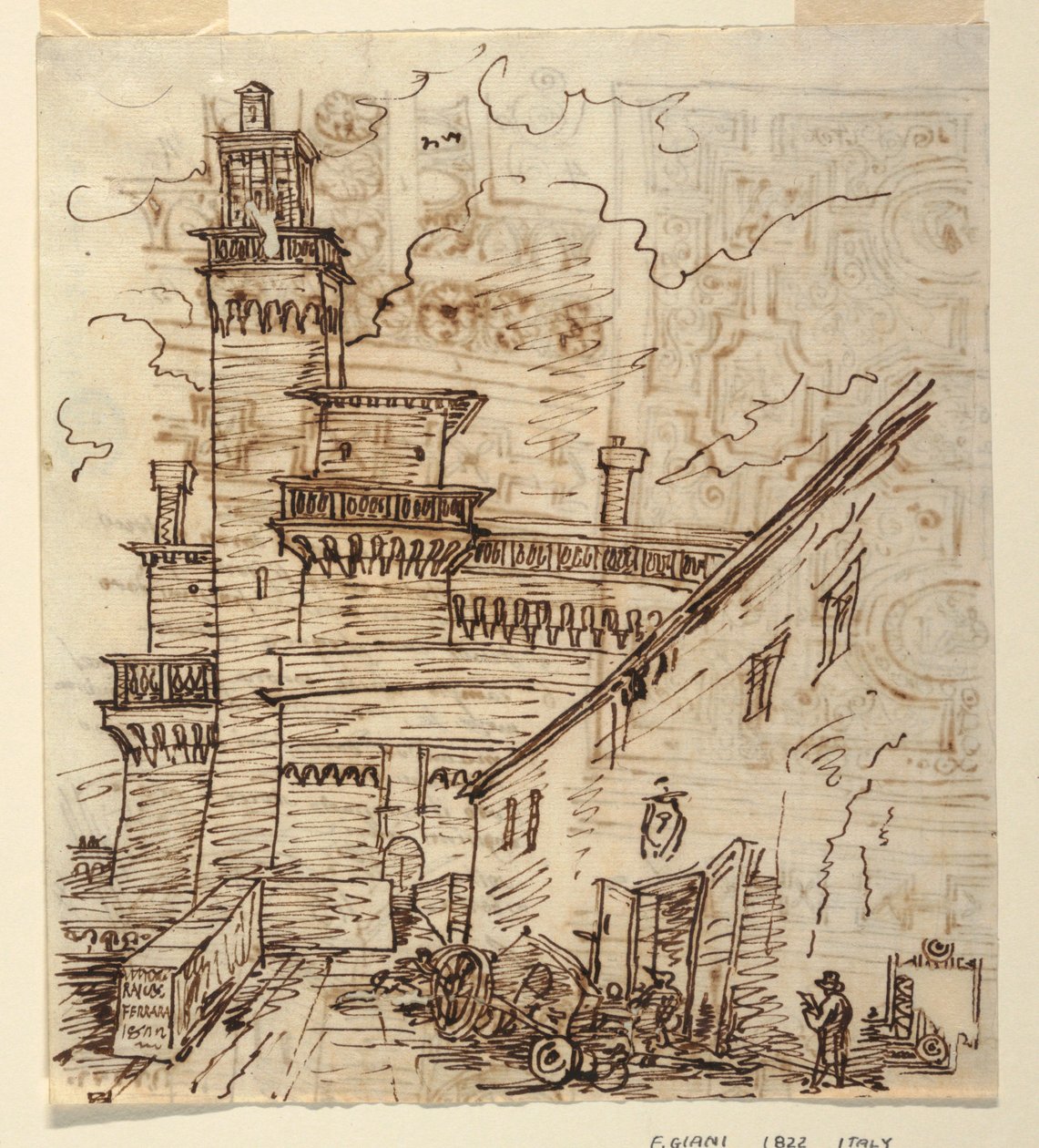 Castello Estense, Ferrara von Felice Giani