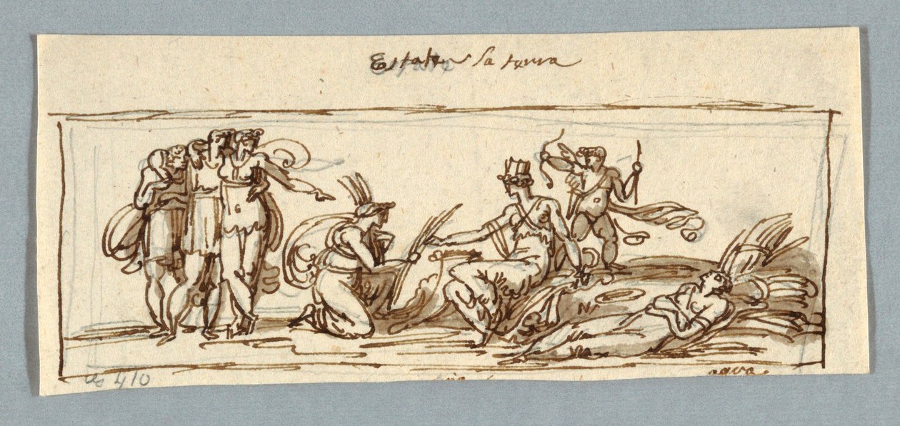 Sommer auf der Erde von Felice Giani