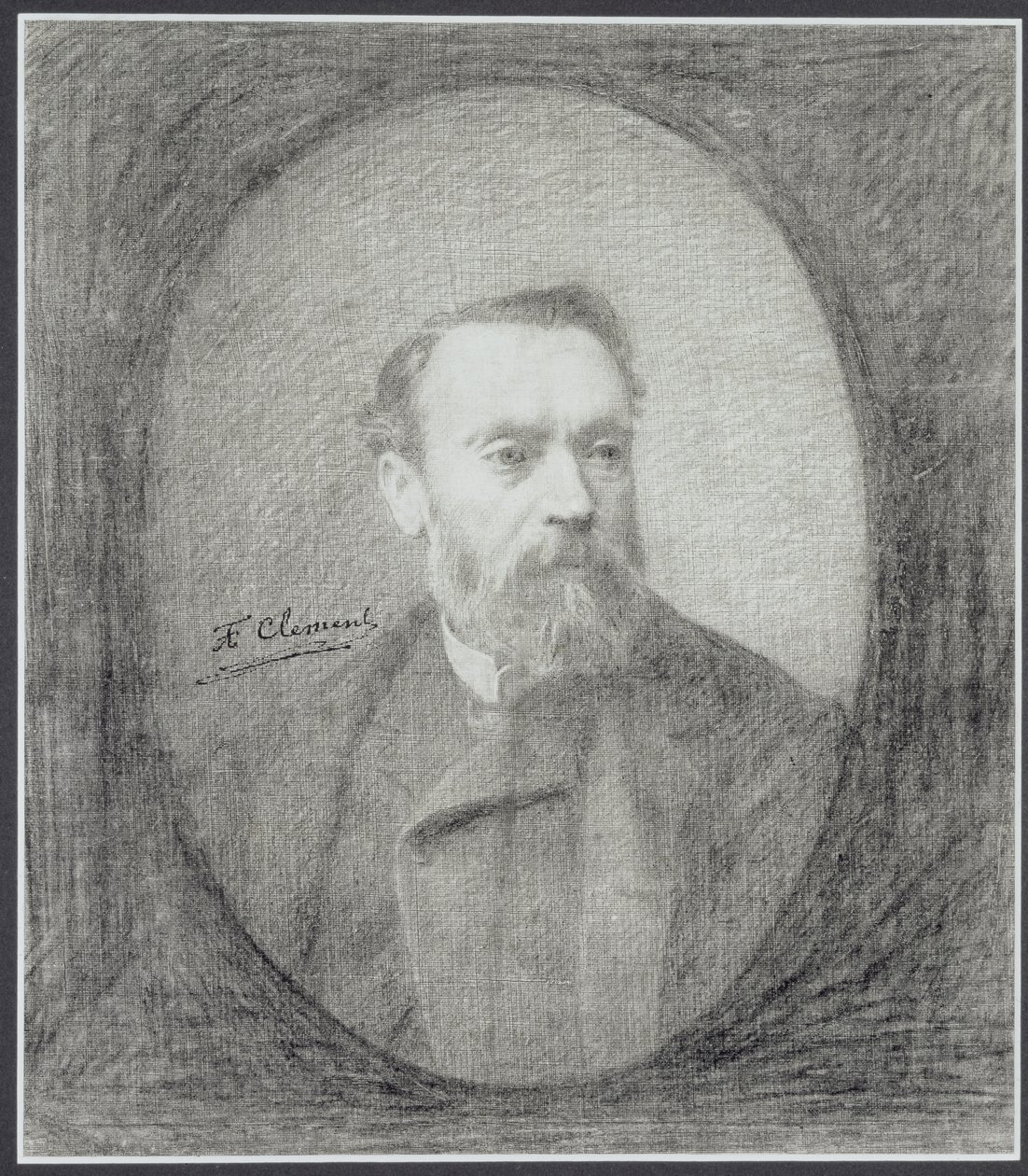 Selbstporträt von Felix Auguste Clement