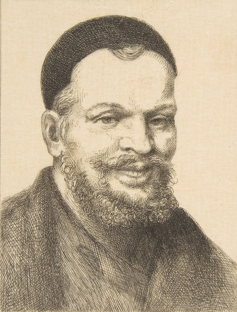 Porträt von Rabelais, 1868 von Felix Bracquemond