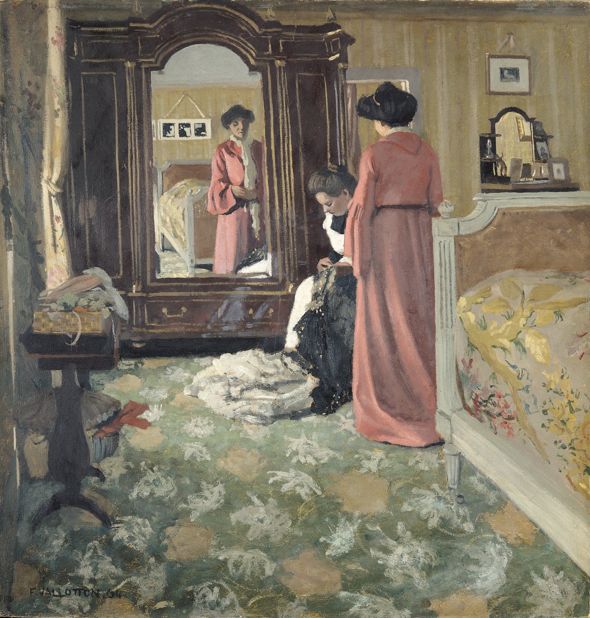 Innenraum von Felix Edouard Vallotton