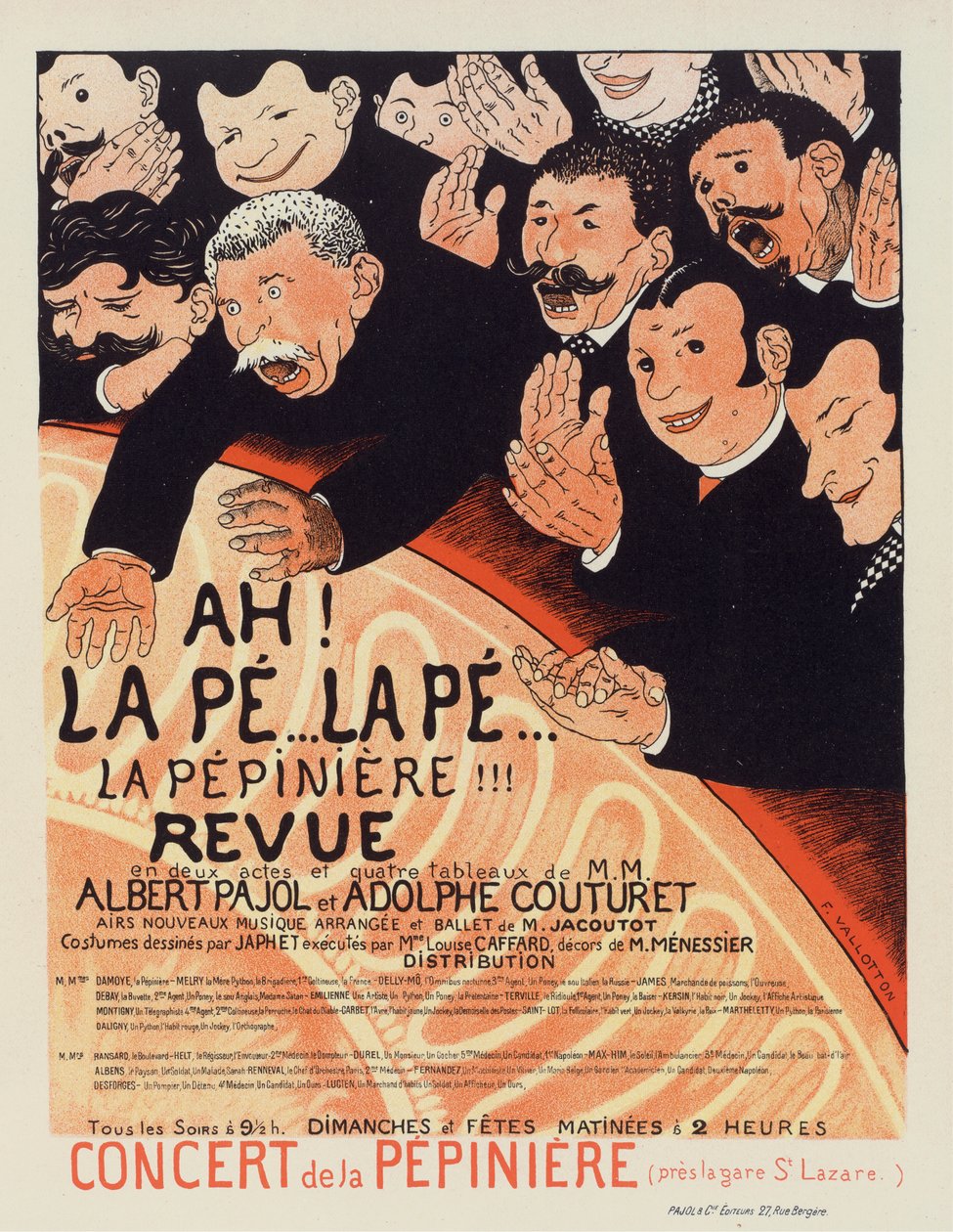 La Pepiniere Revue, ca. 1896-1899 von Felix Edouard Vallotton