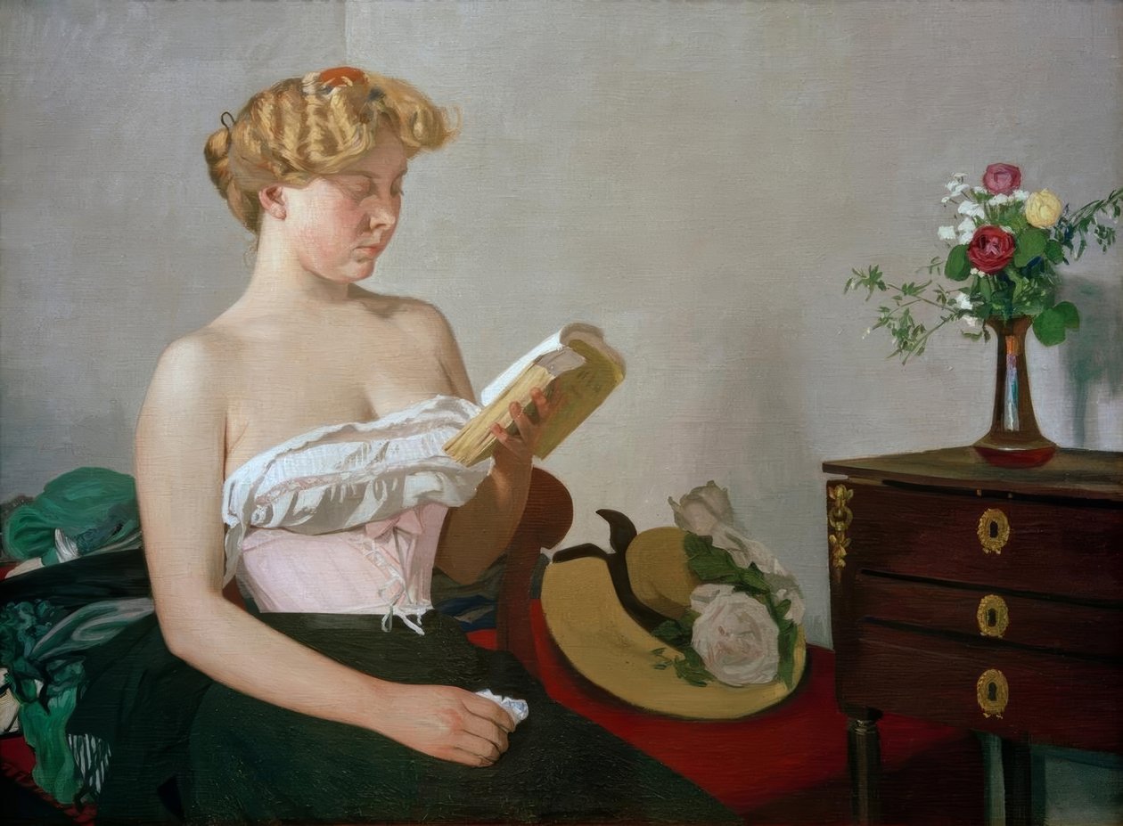 Die Lektüre von Felix Edouard Vallotton