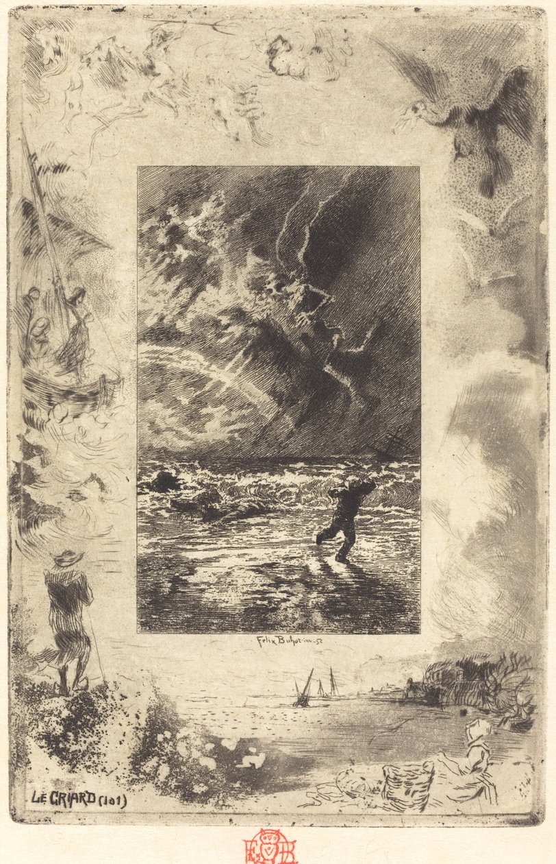 Le Criard von Felix Hilaire Buhot