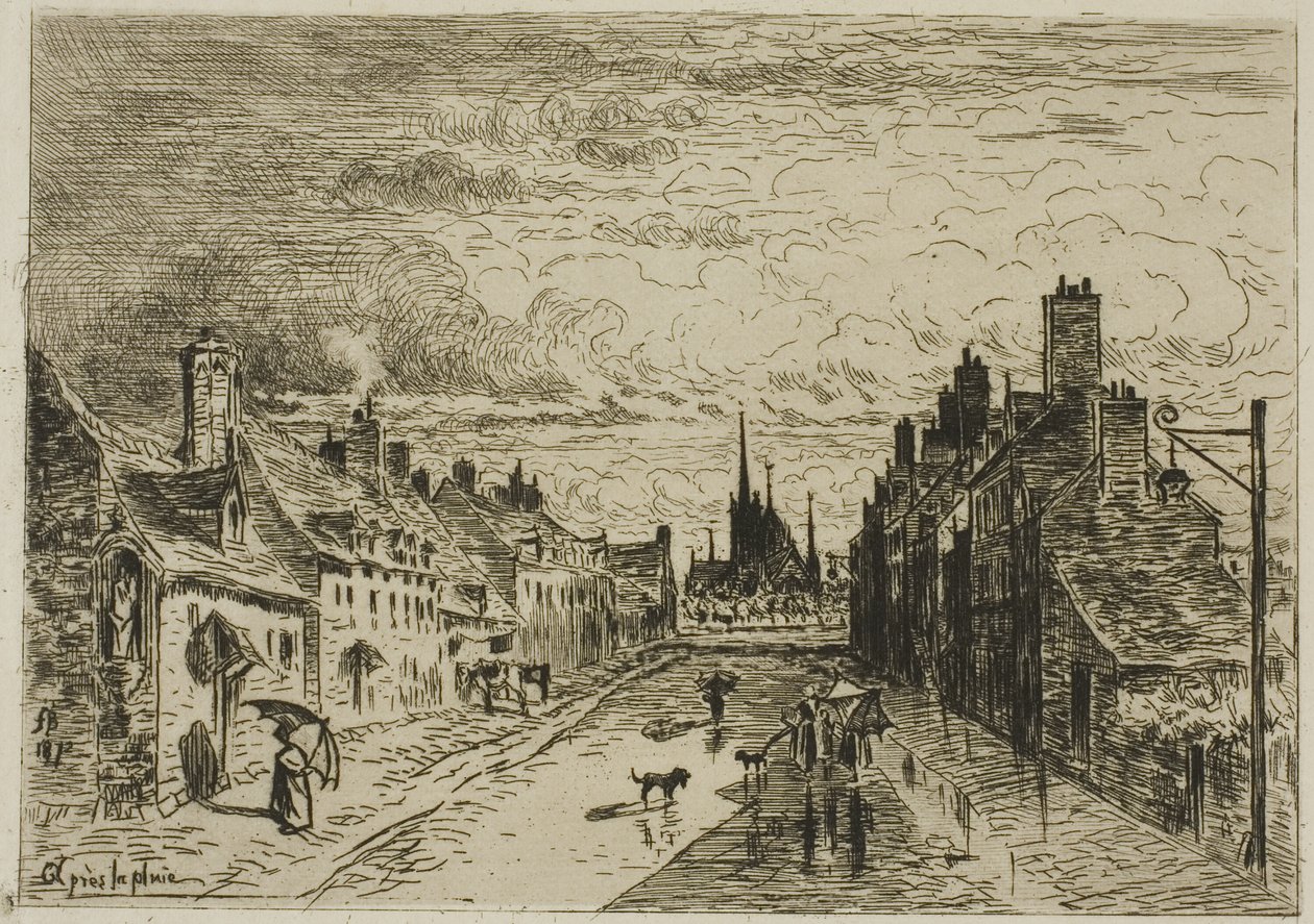 Meine kleine Stadt von Felix Hilaire Buhot