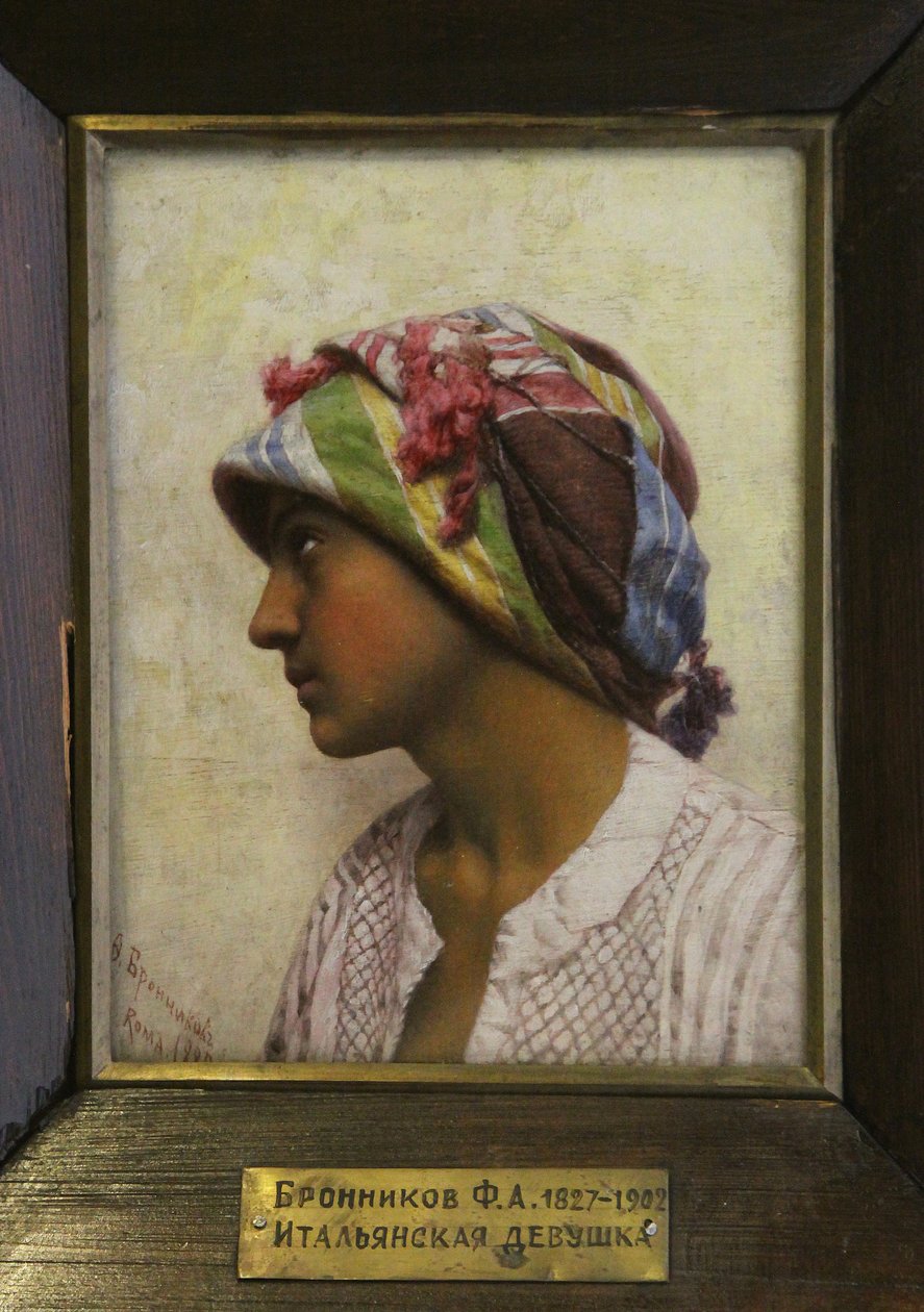 Das italienische Mädchen, 1880 von Feodor Andreyevich Bronnikov
