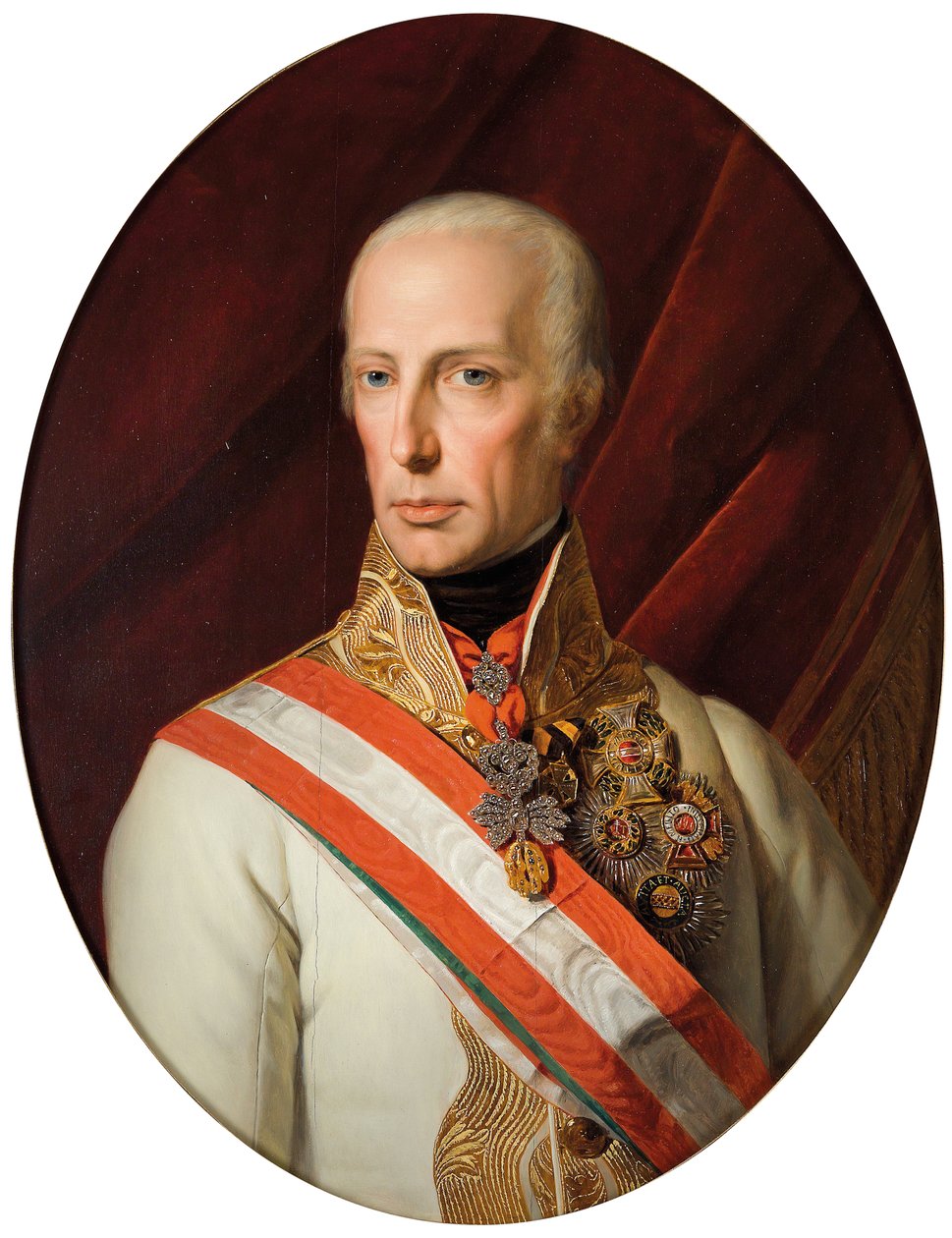 Kaiser Franz I. von Österreich von Ferdinand Georg Waldmuller