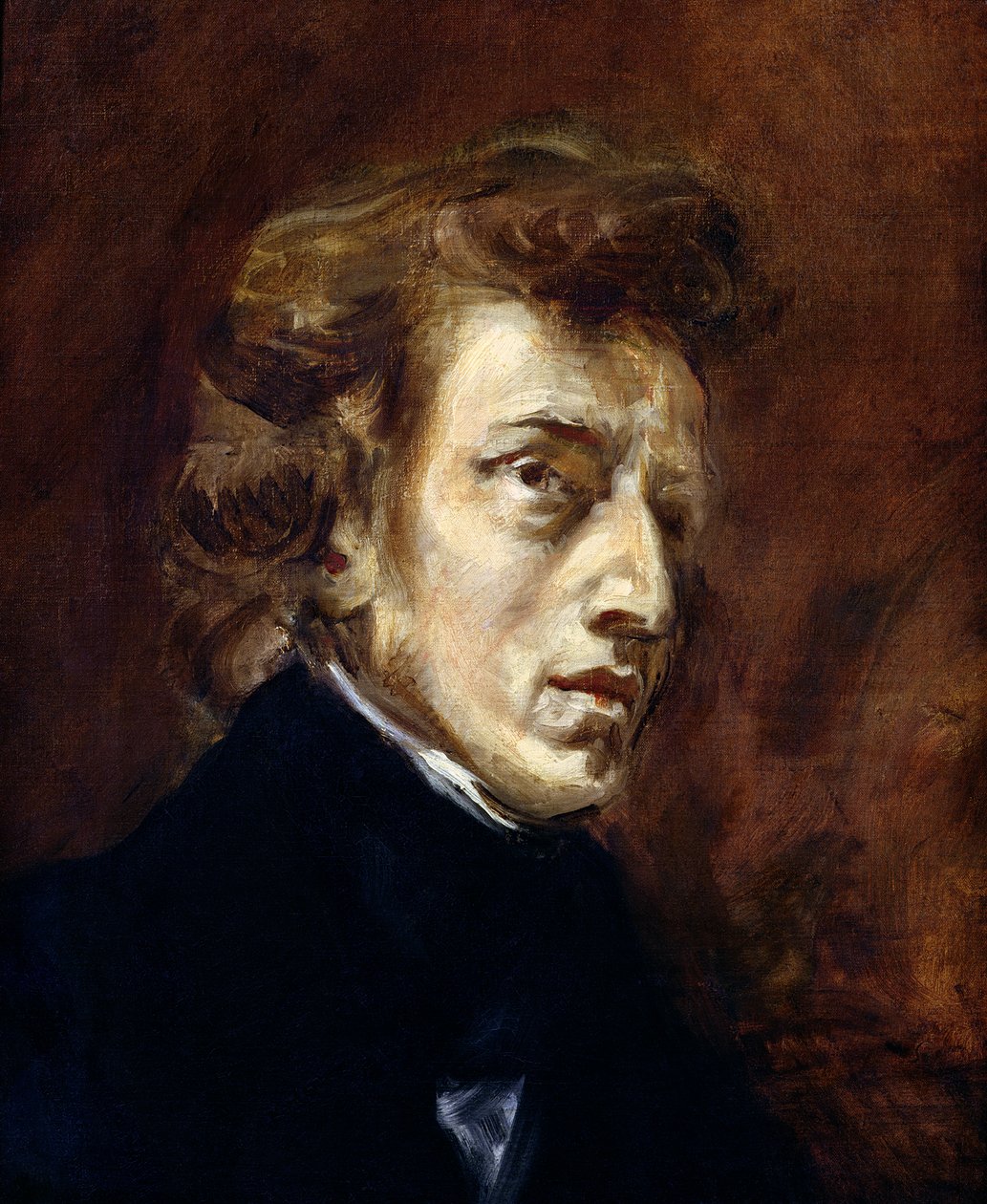 Frédéric Chopin (1810-49) 1838 von Ferdinand Victor Eugene Delacroix