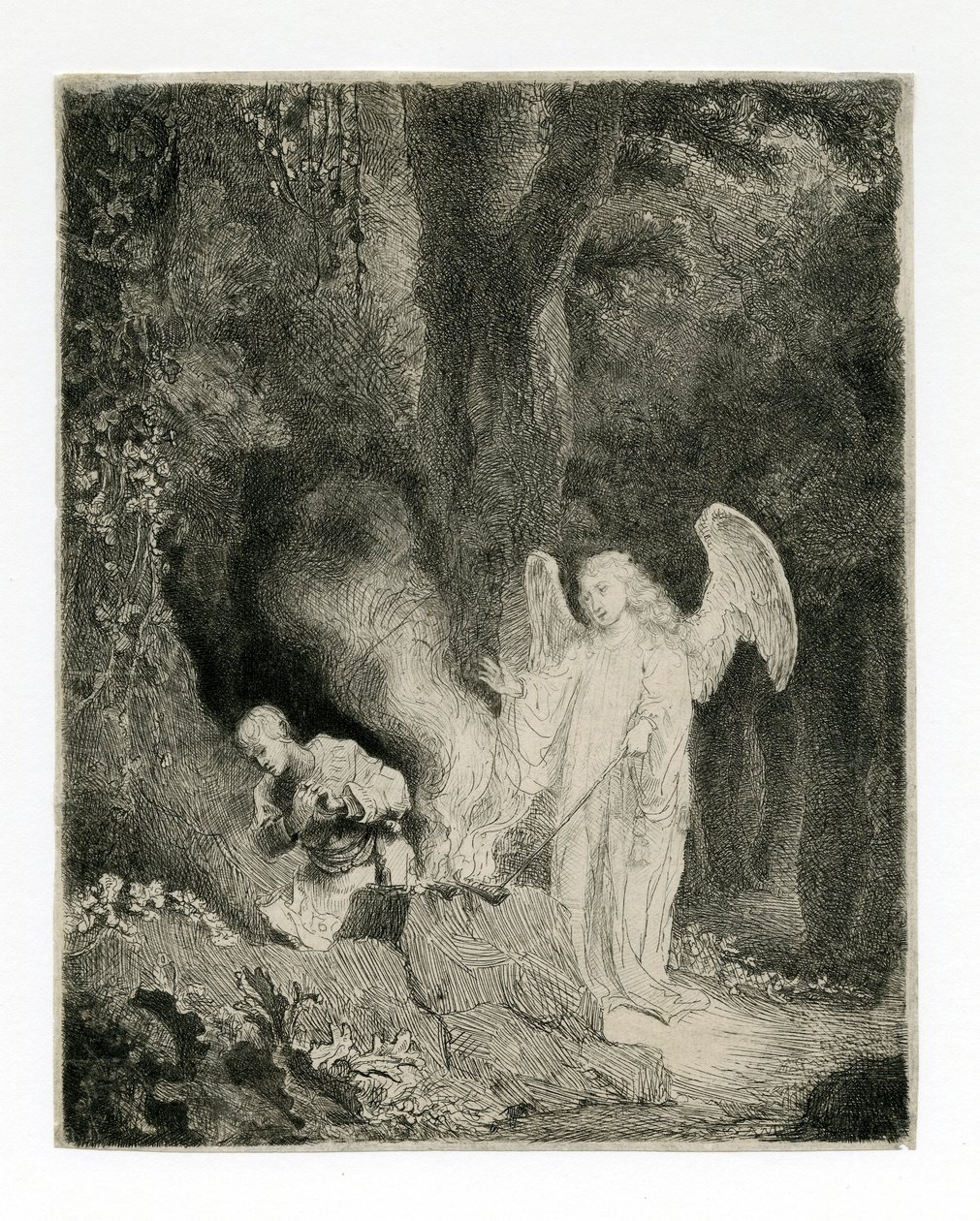Gideons Opfer (Richter 6:21) von Ferdinand Bol