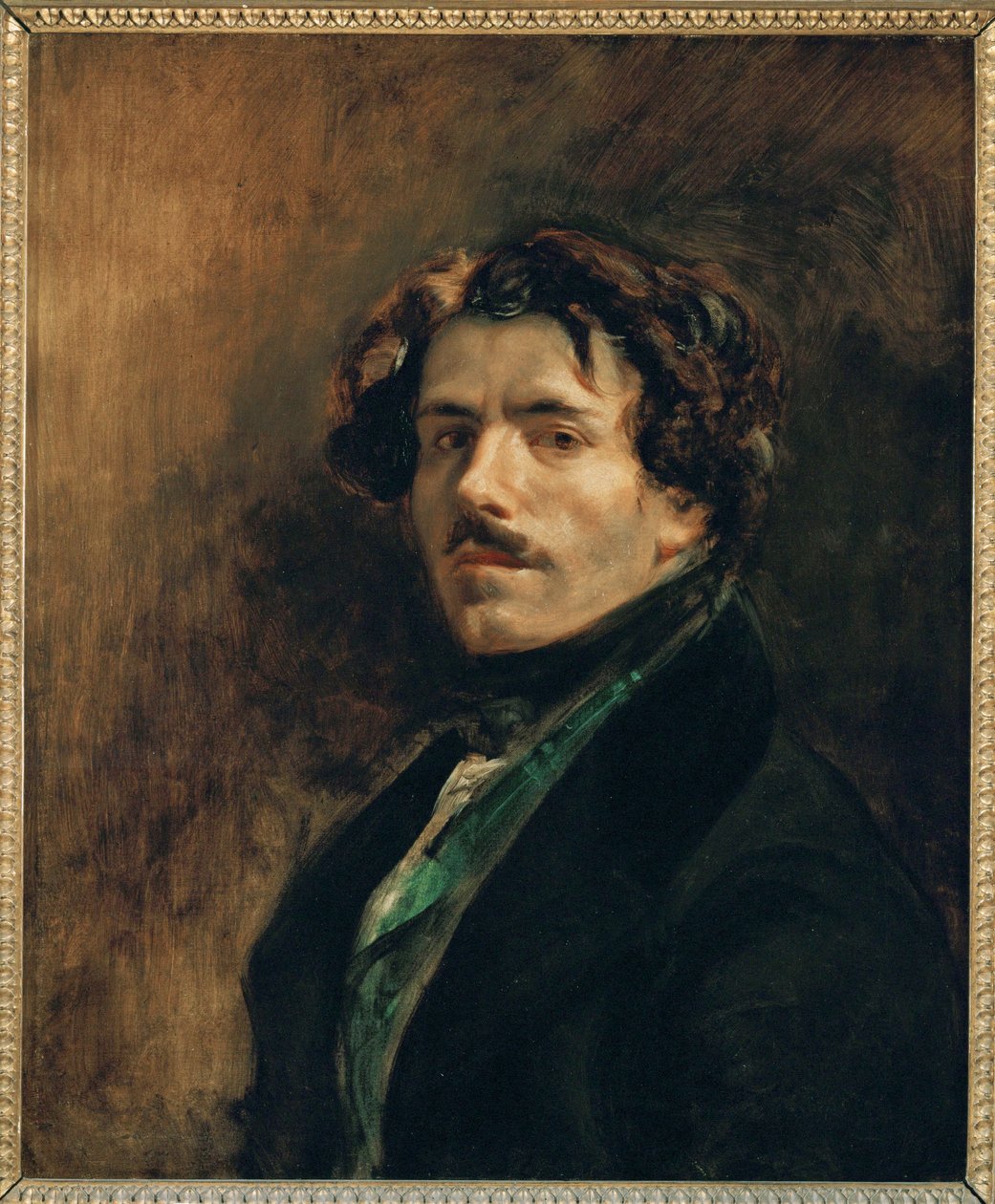 Delacroix, Selbstporträt von Ferdinand Victor Eugene Delacroix