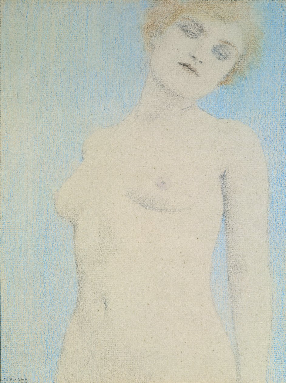 Weiblicher Akt von Fernand Khnopff