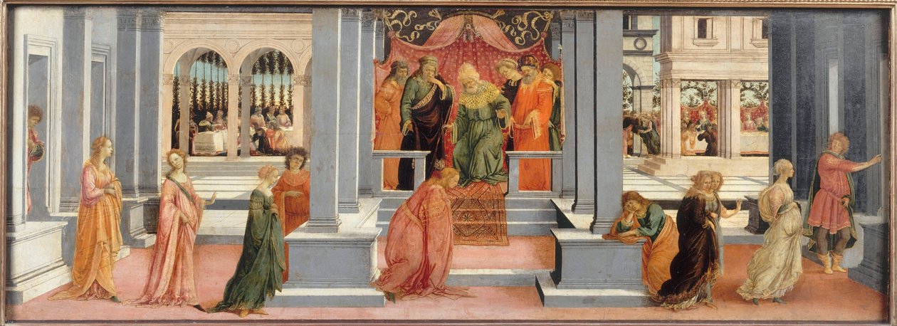 Esther, von Assuerus erwählt von Filippino Lippi