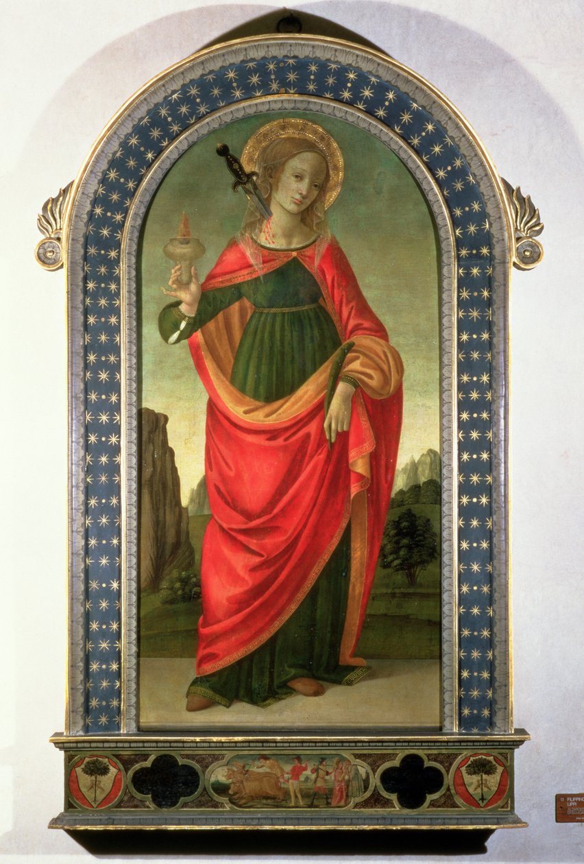 Heilige Lucia, ca. 1472-74 von Filippino Lippi