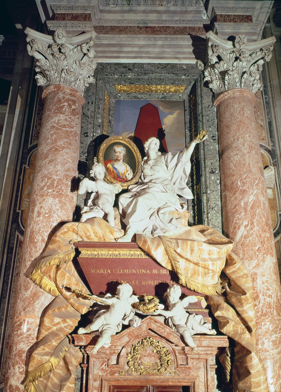 Denkmal für Maria Clementina Sobieska (1702-35), 1739 von Filippo Barigioni