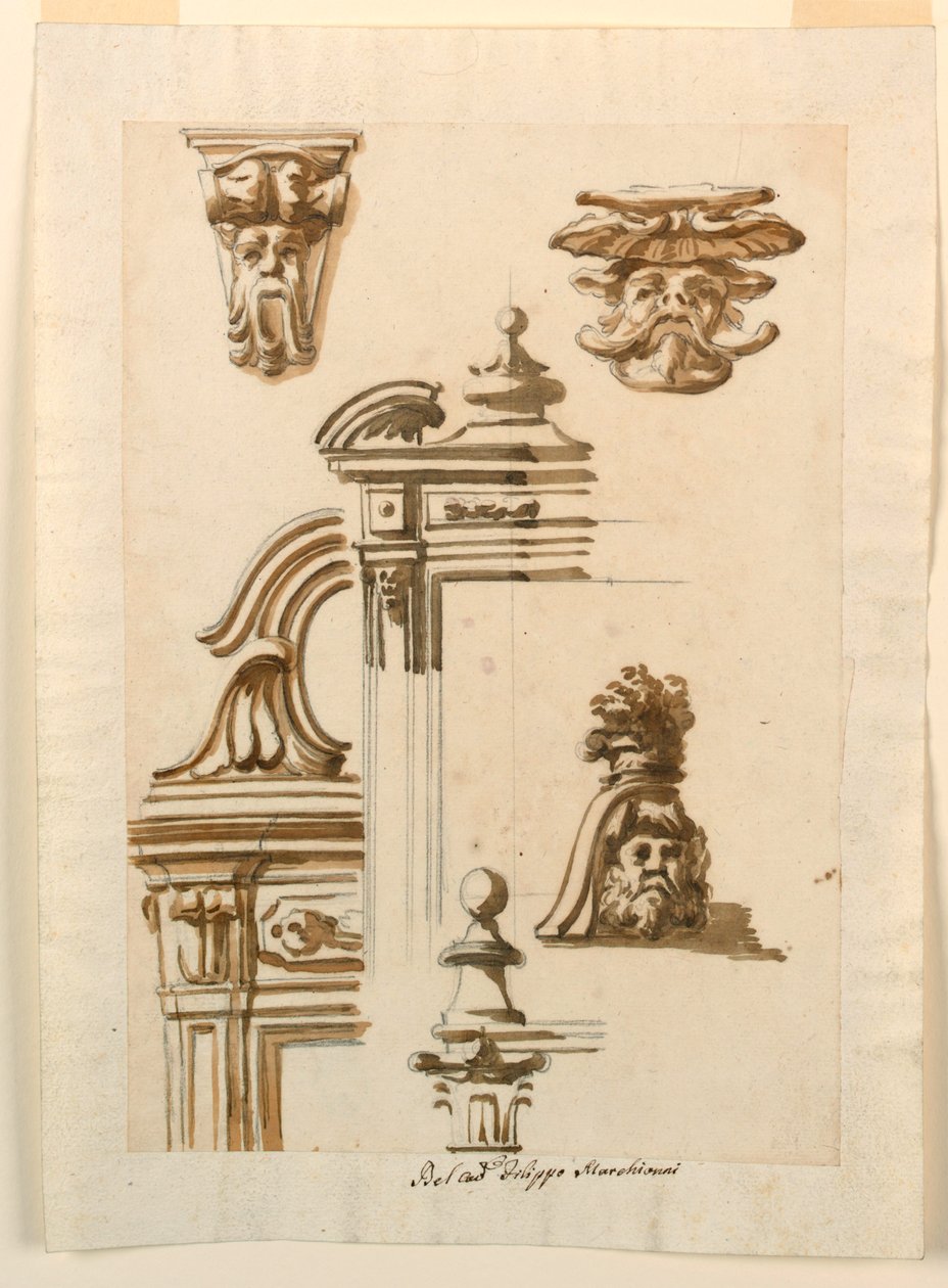 Architekturstudien von Filippo Marchionni