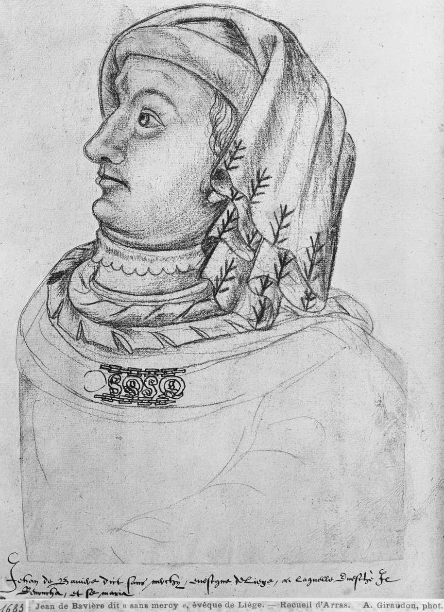 Ms 266 fol.30 Johann III. der Erbarmungslose, Herzog von Bayern-Straubing, aus 