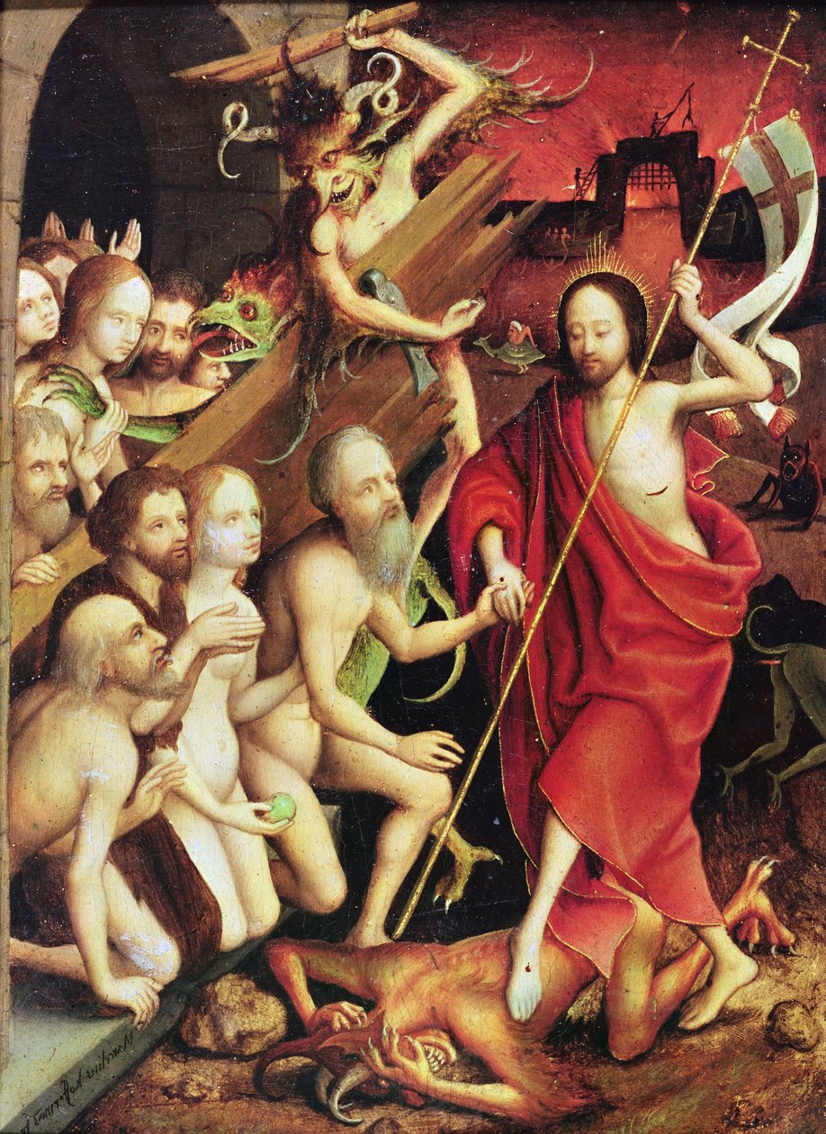 Der Abstieg in den Limbus von Flemish School