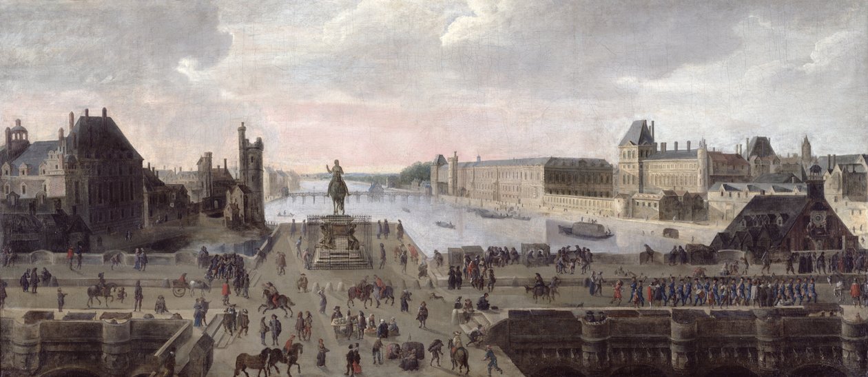 Ansicht der Pont-Neuf und der Seine flussabwärts, ca. 1633 von Flemish School