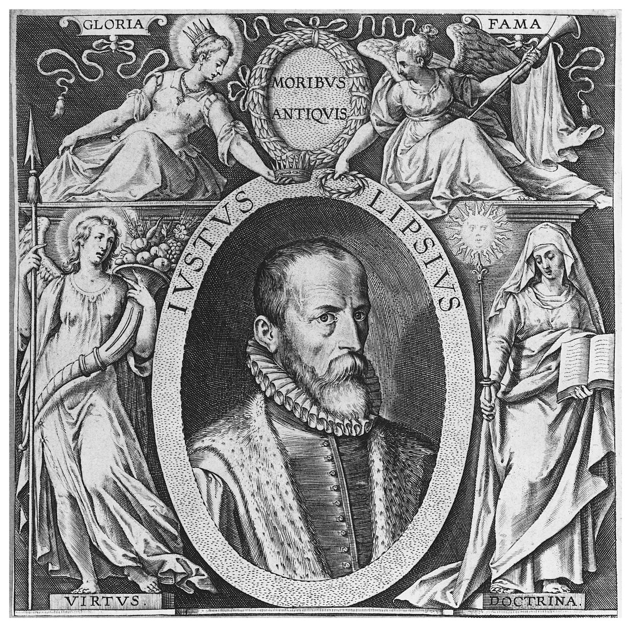 Justus Lipsius (Gravur) von Flemish School