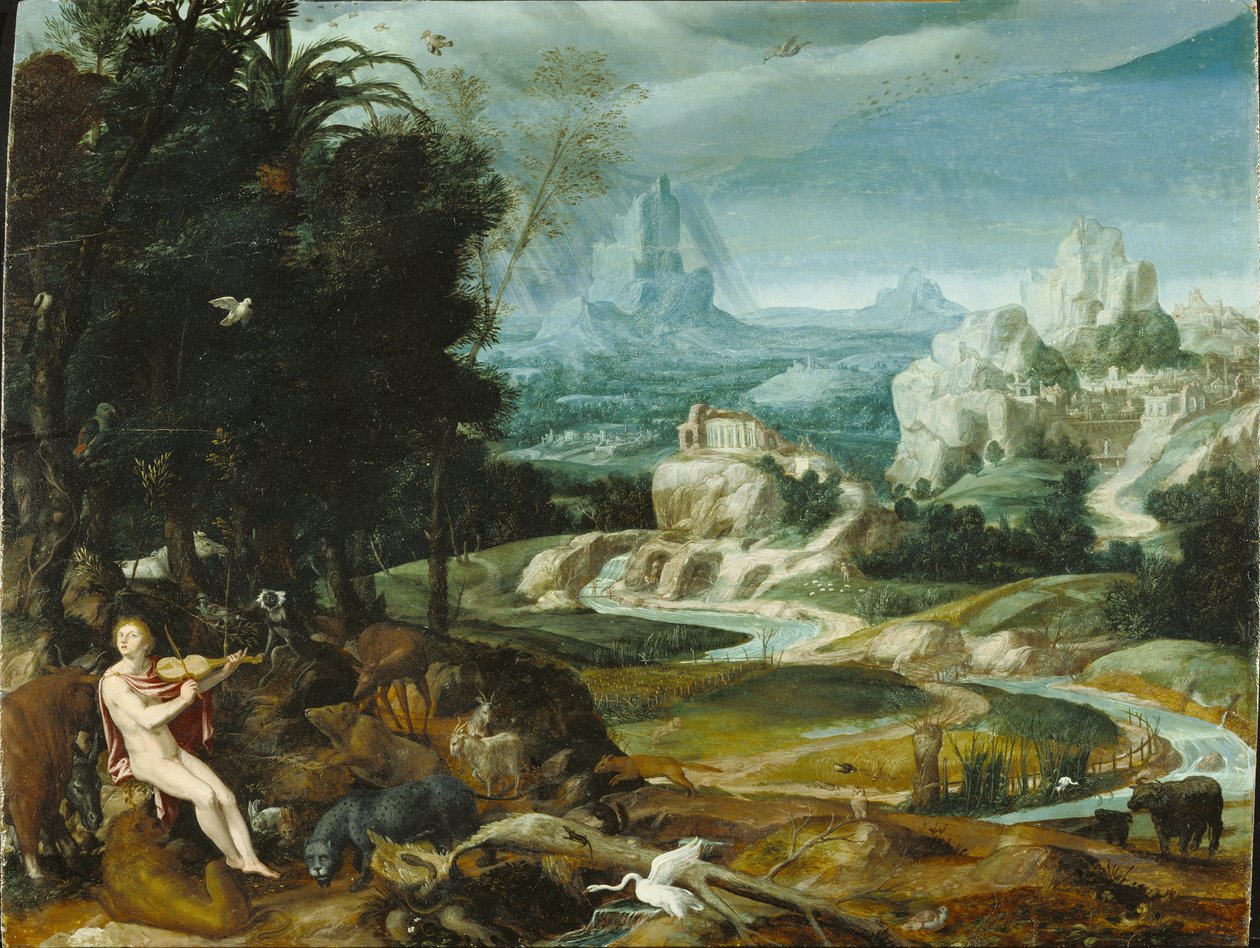 Landschaft mit Orpheus, ca. 1570 von Flemish School