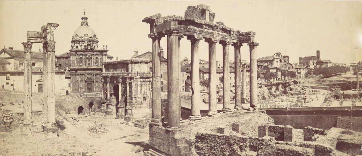 Das Forum Romanum, ca. 1870er Jahre von Félix Bonfils