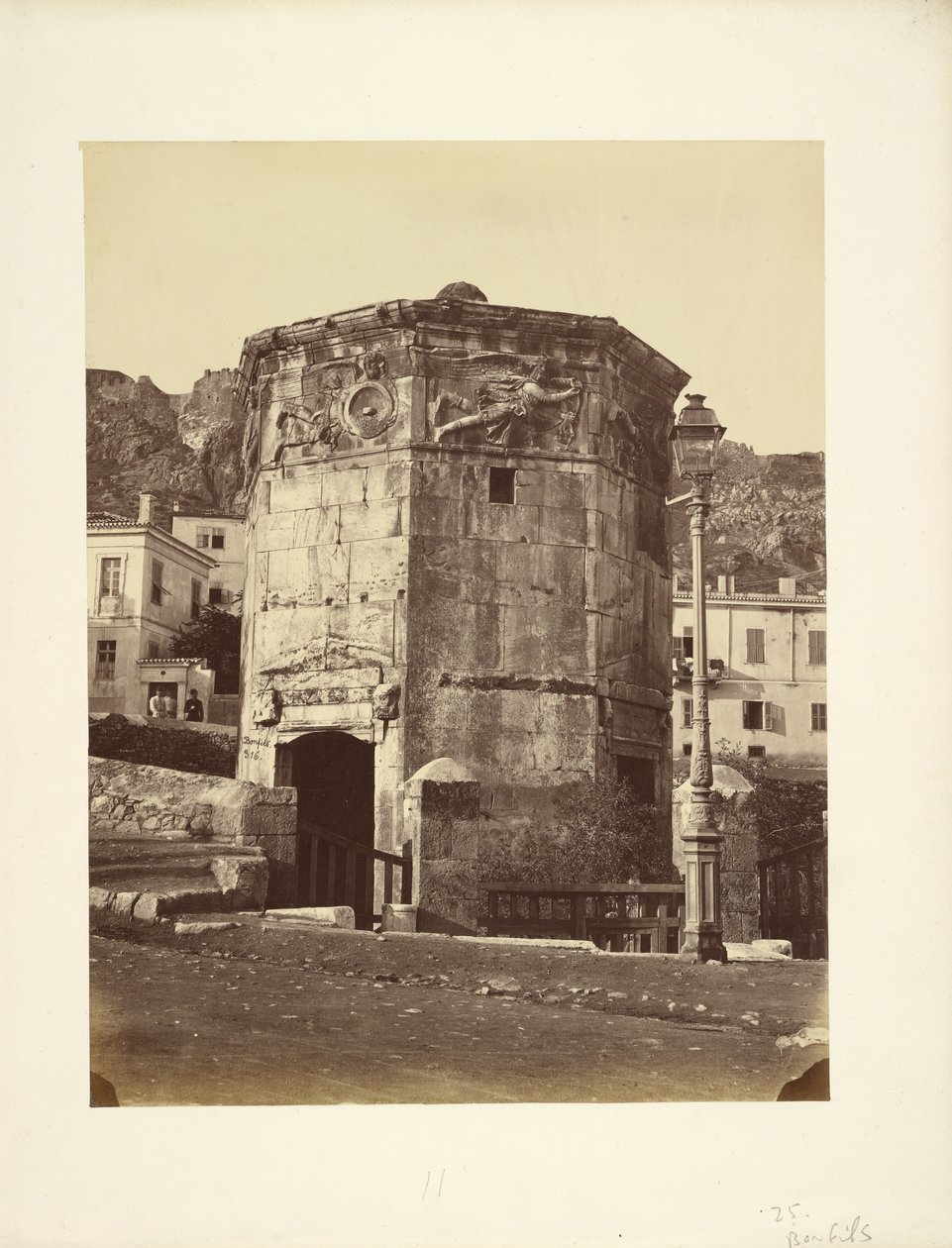 Turm der Winde, Athen von Félix Bonfils