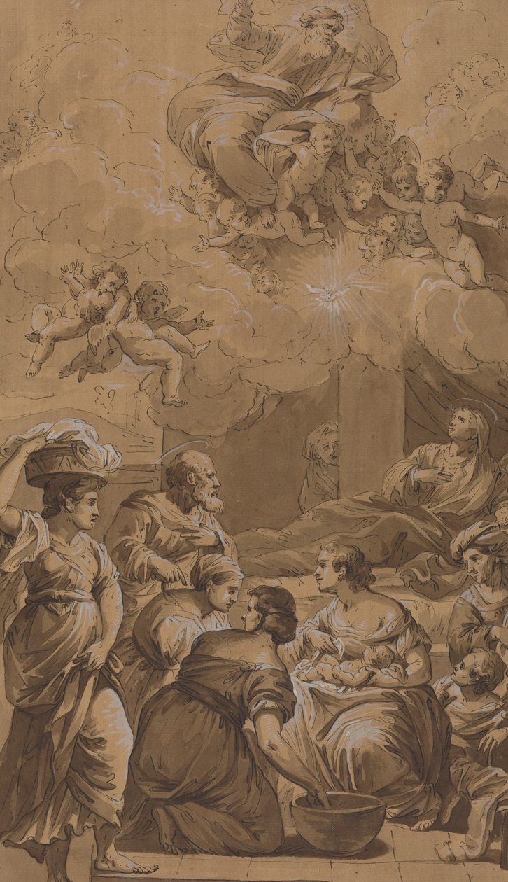 Geburt der Jungfrau von Follower of Francesco Fontebasso