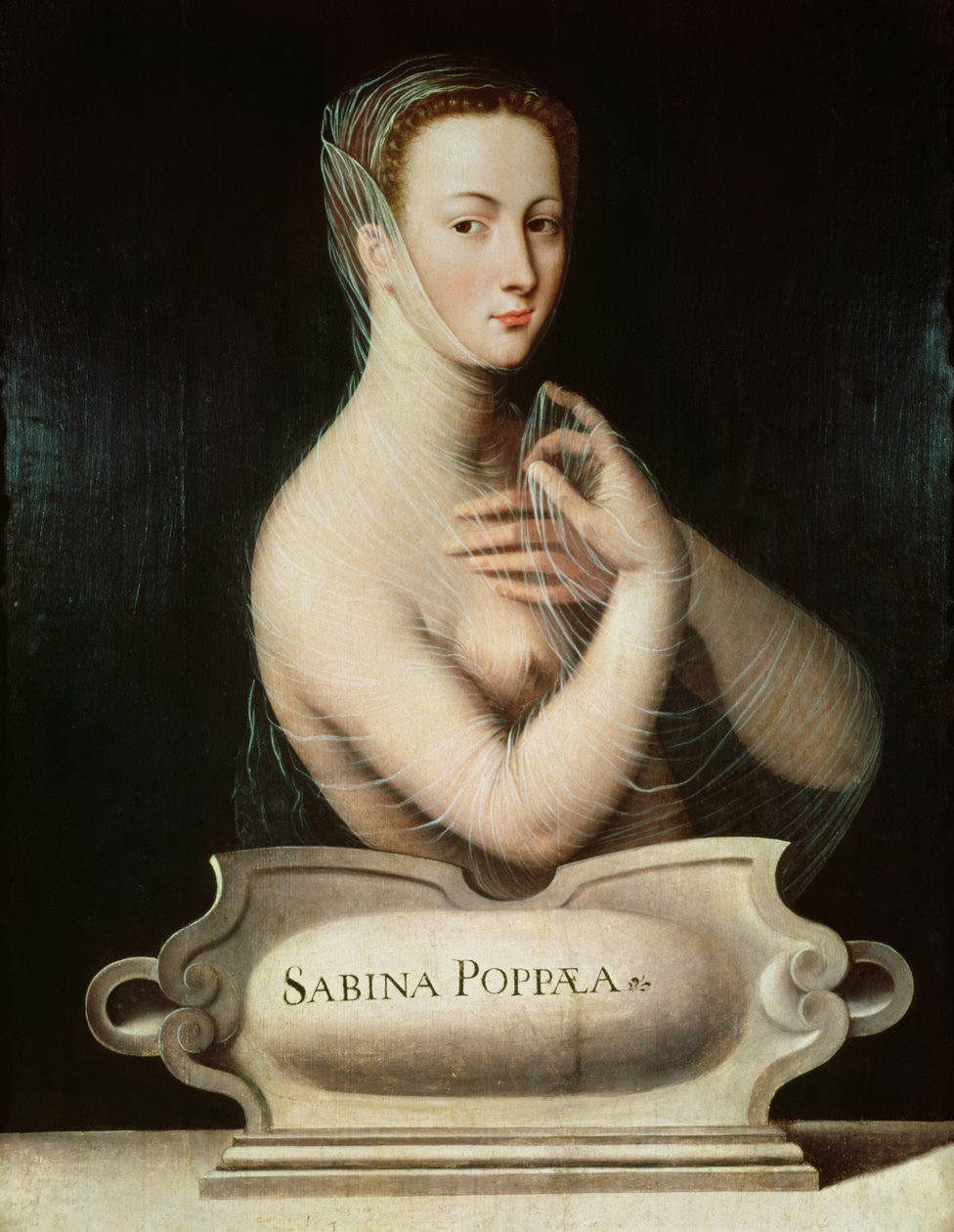 Sabina Poppaea, ca. 1570 von Fontainebleau School