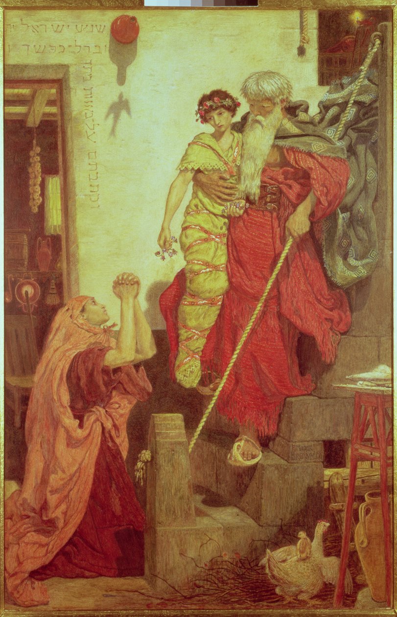 Elia erweckt den Sohn der Witwe, 1868 von Ford Madox Brown