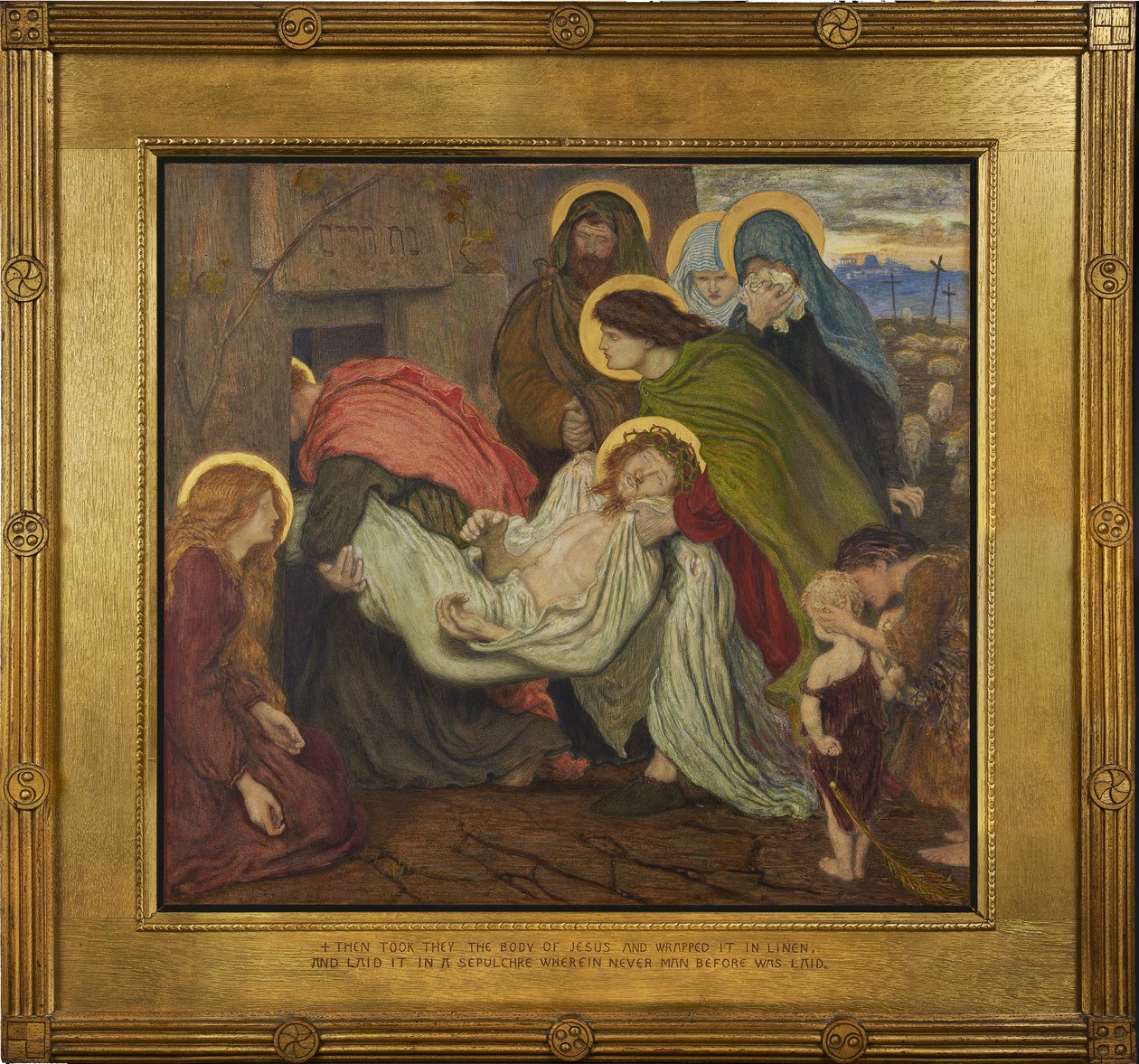 Die Grablegung von Ford Madox Brown