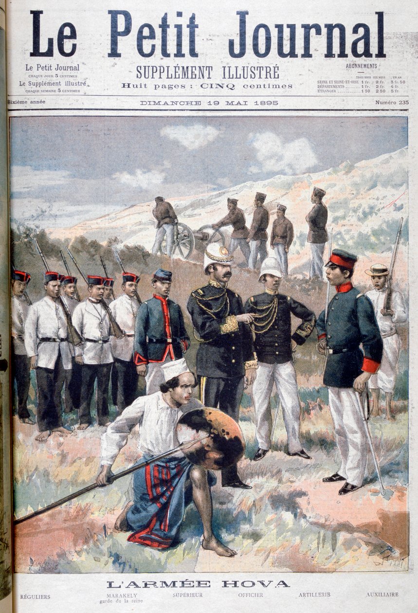 Die Hova-Armee, Madagaskar, 1895 von Fortuné Méaulle